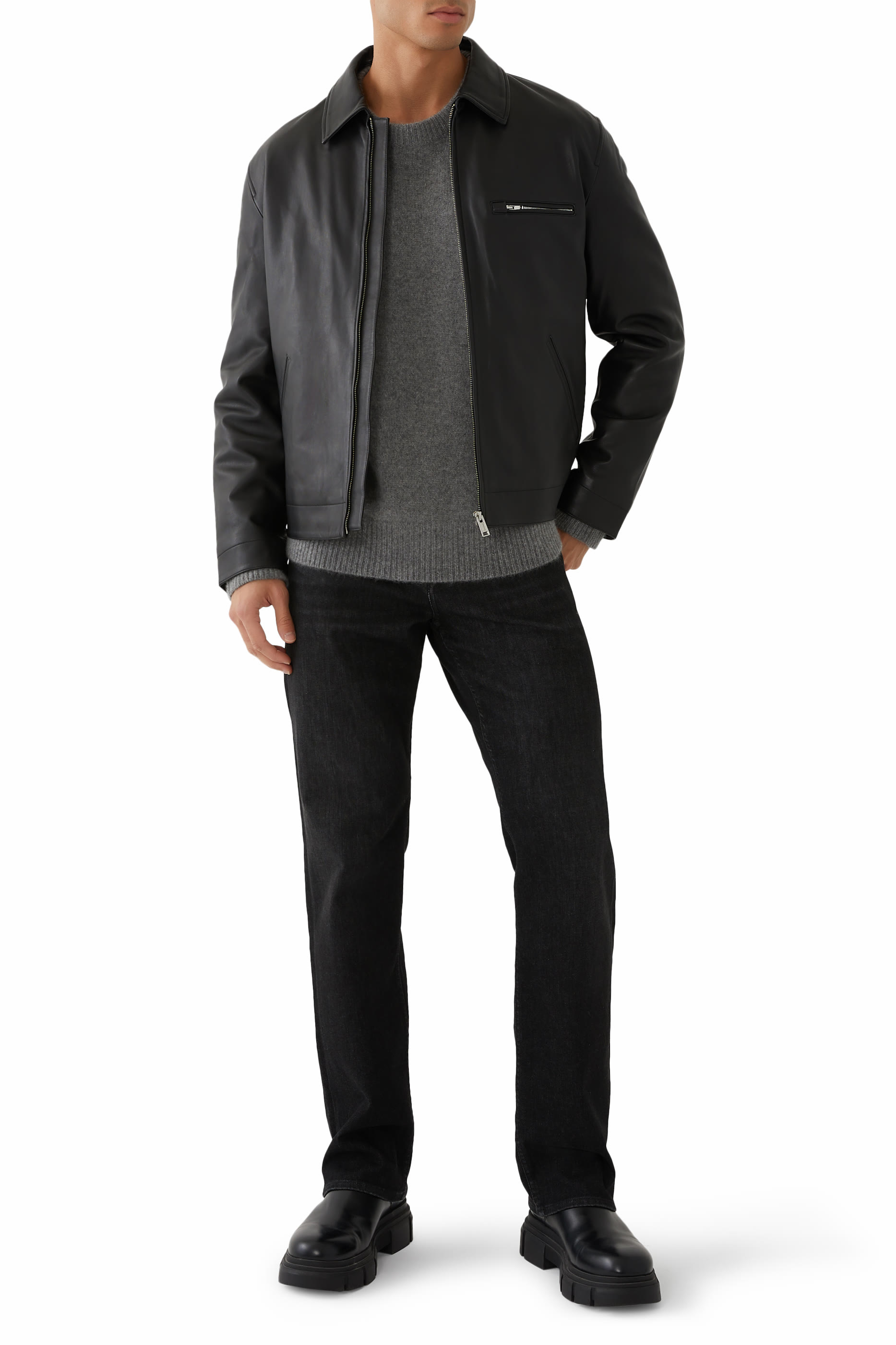 جاكيت ووركوير جلد