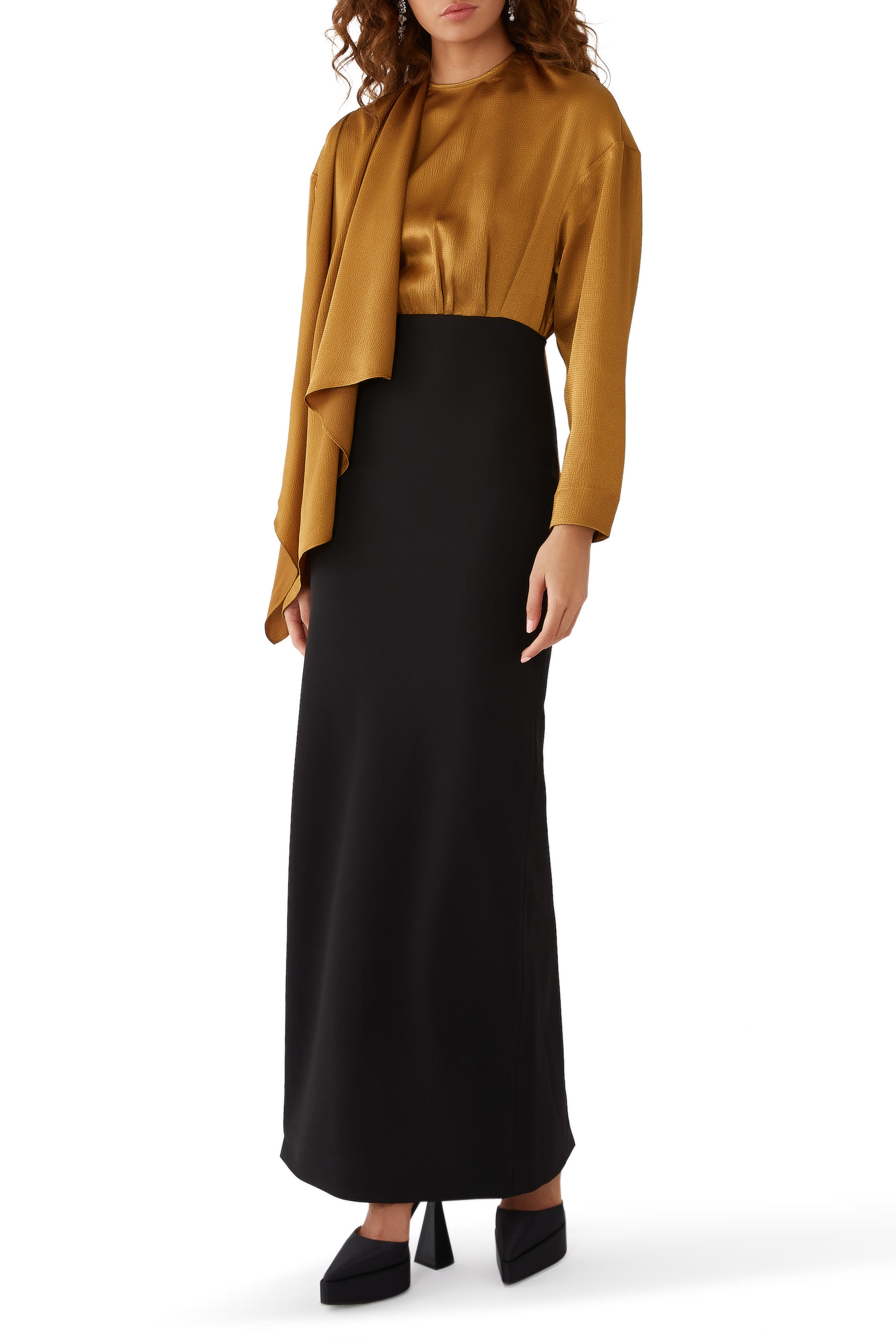 فستان ريفر طويل