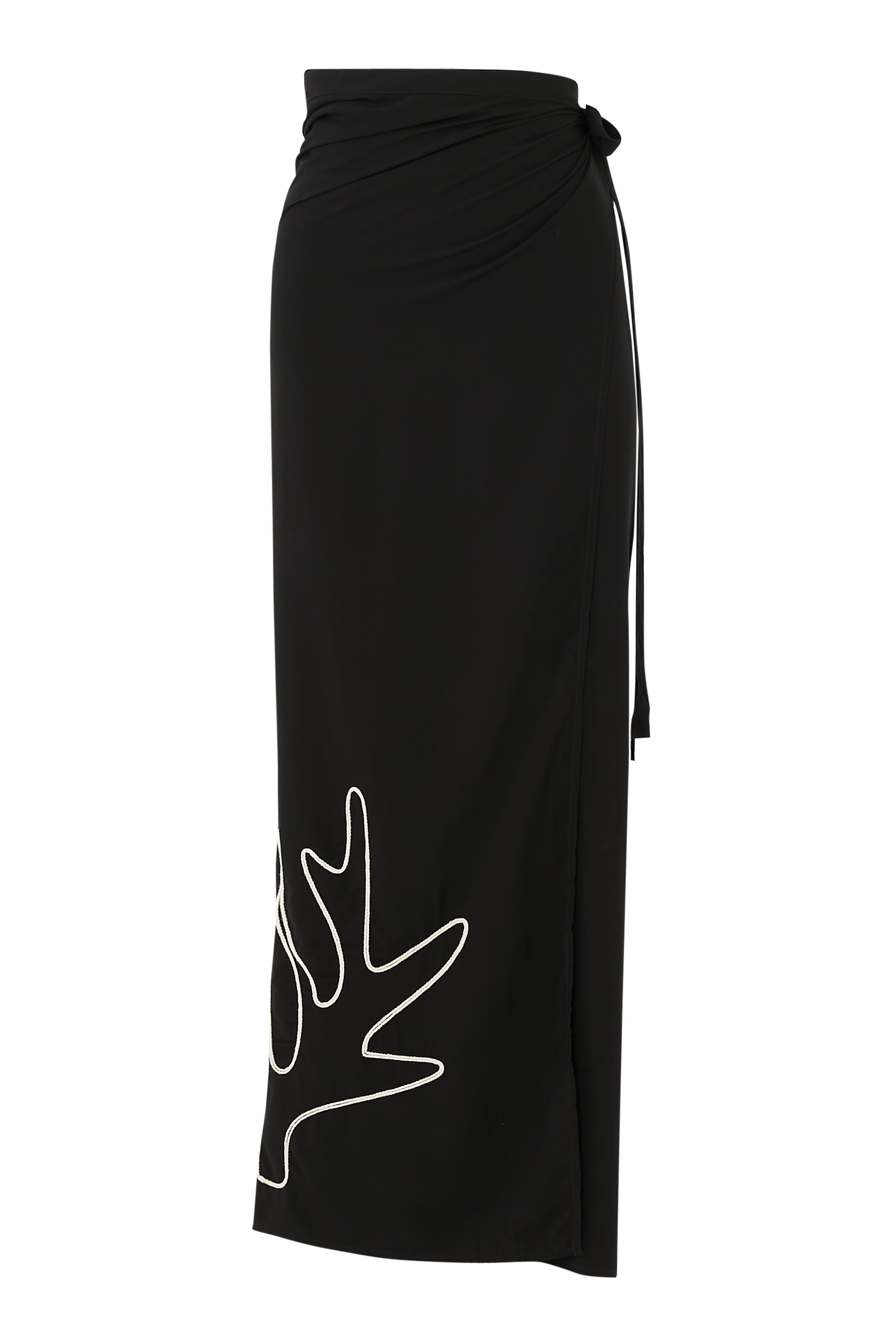 سارونغ مطرز طويل