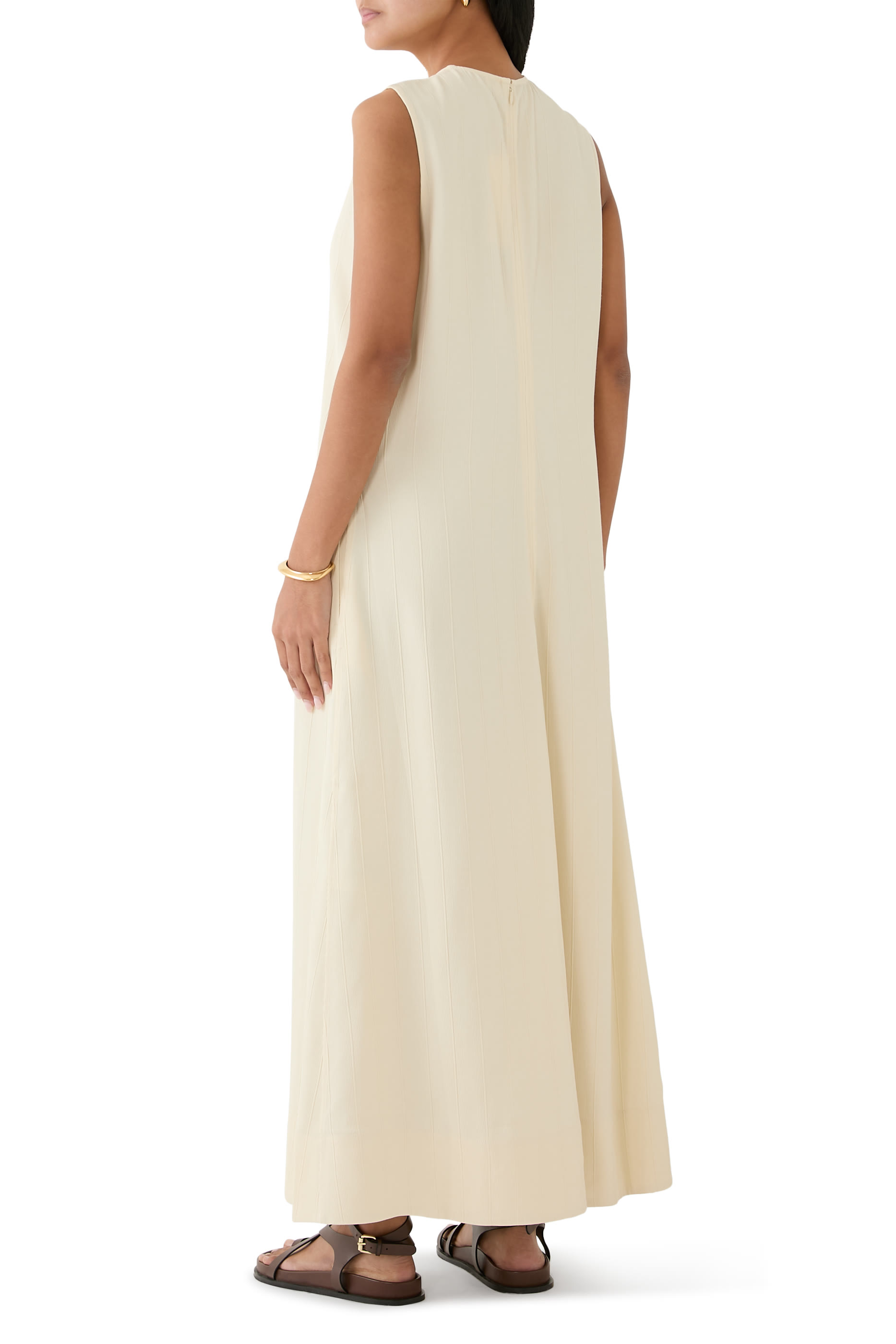 فستان منسوج مخطط