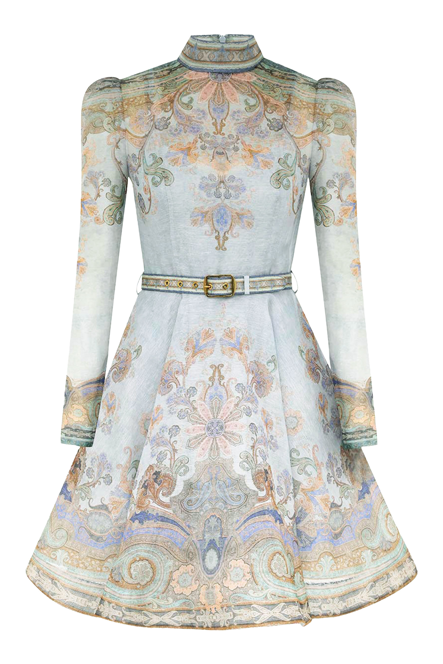 فستان ايدن قصير بحزام