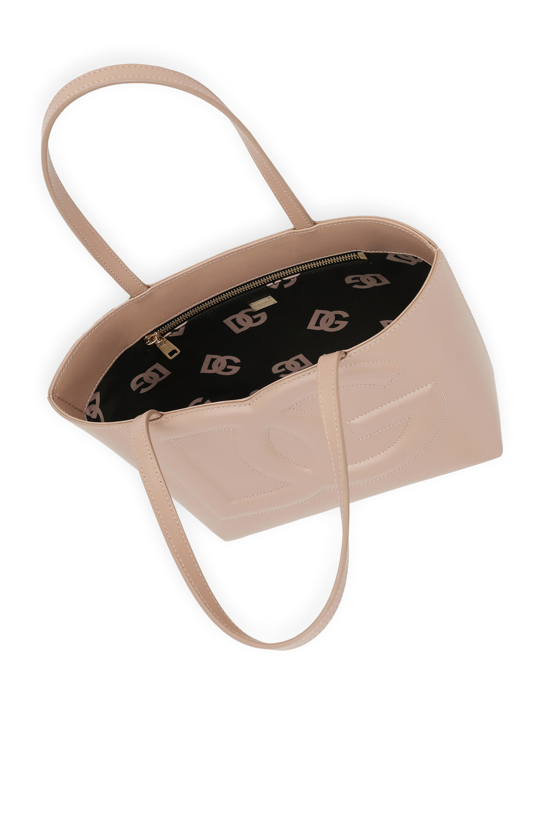 حقيبة يد صغيرة بشعار حرفي الماركة