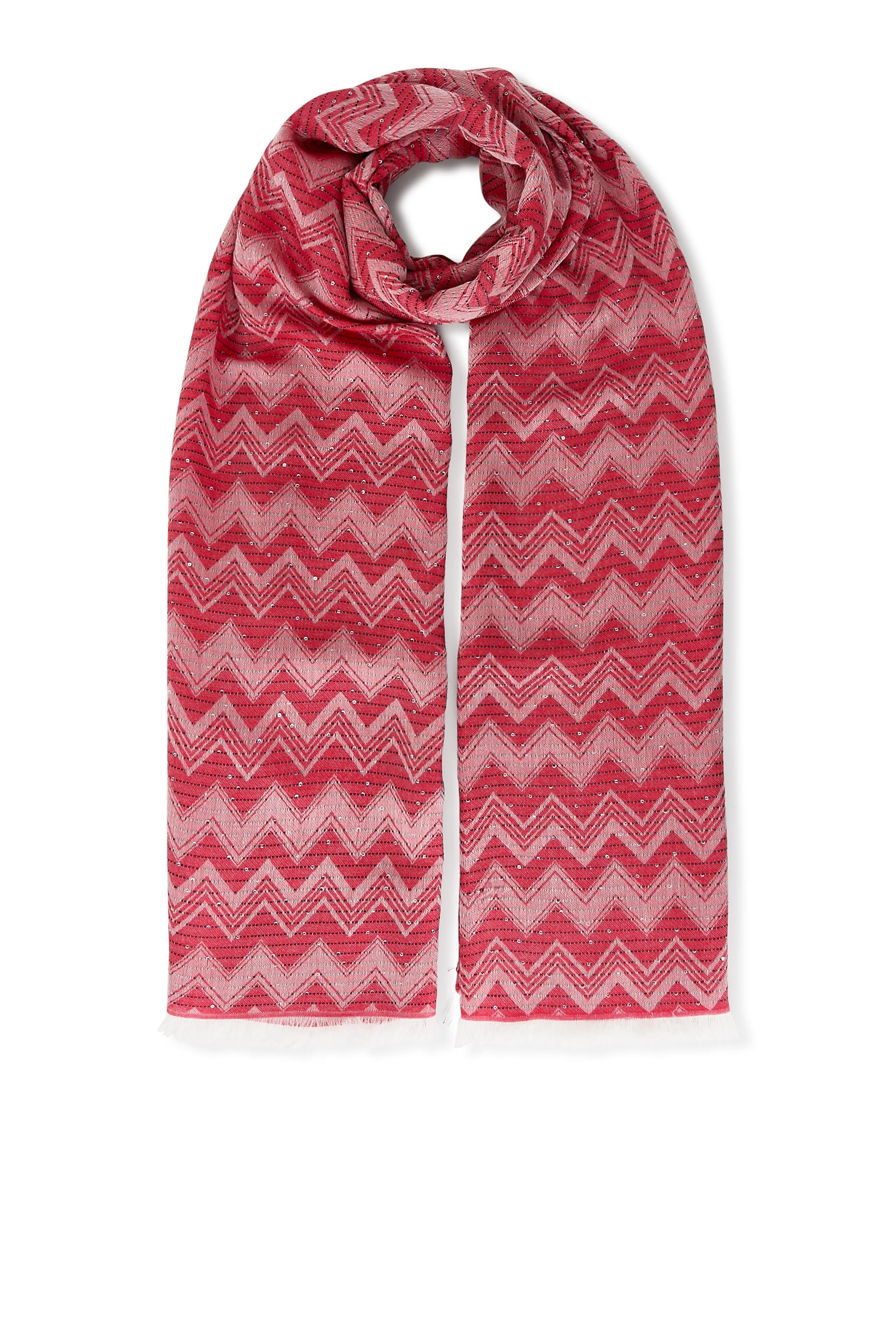 وشاح بنقشة خطوط شيفرون