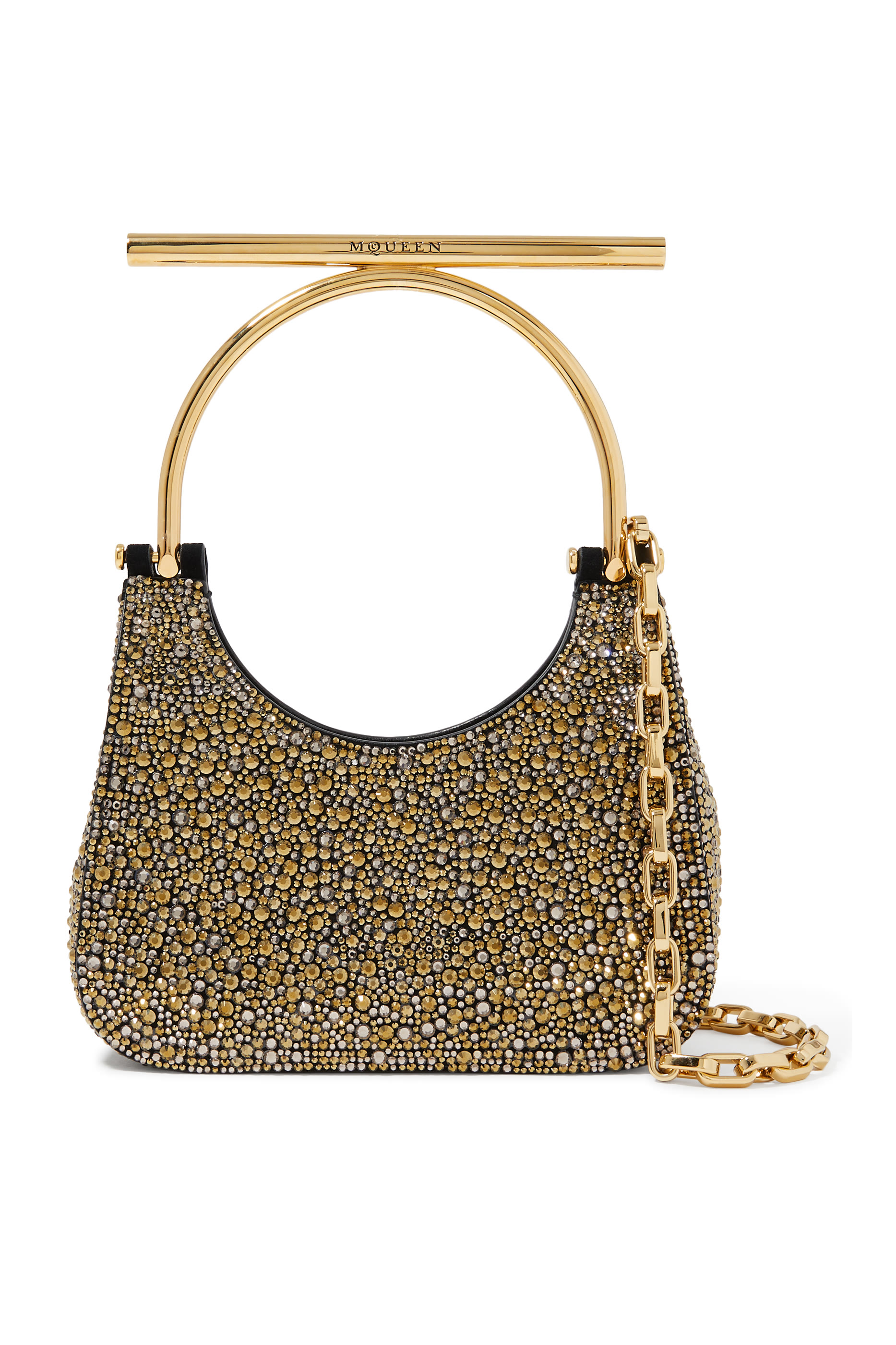 حقيبة صغيرة بحلية على شكل حرف T