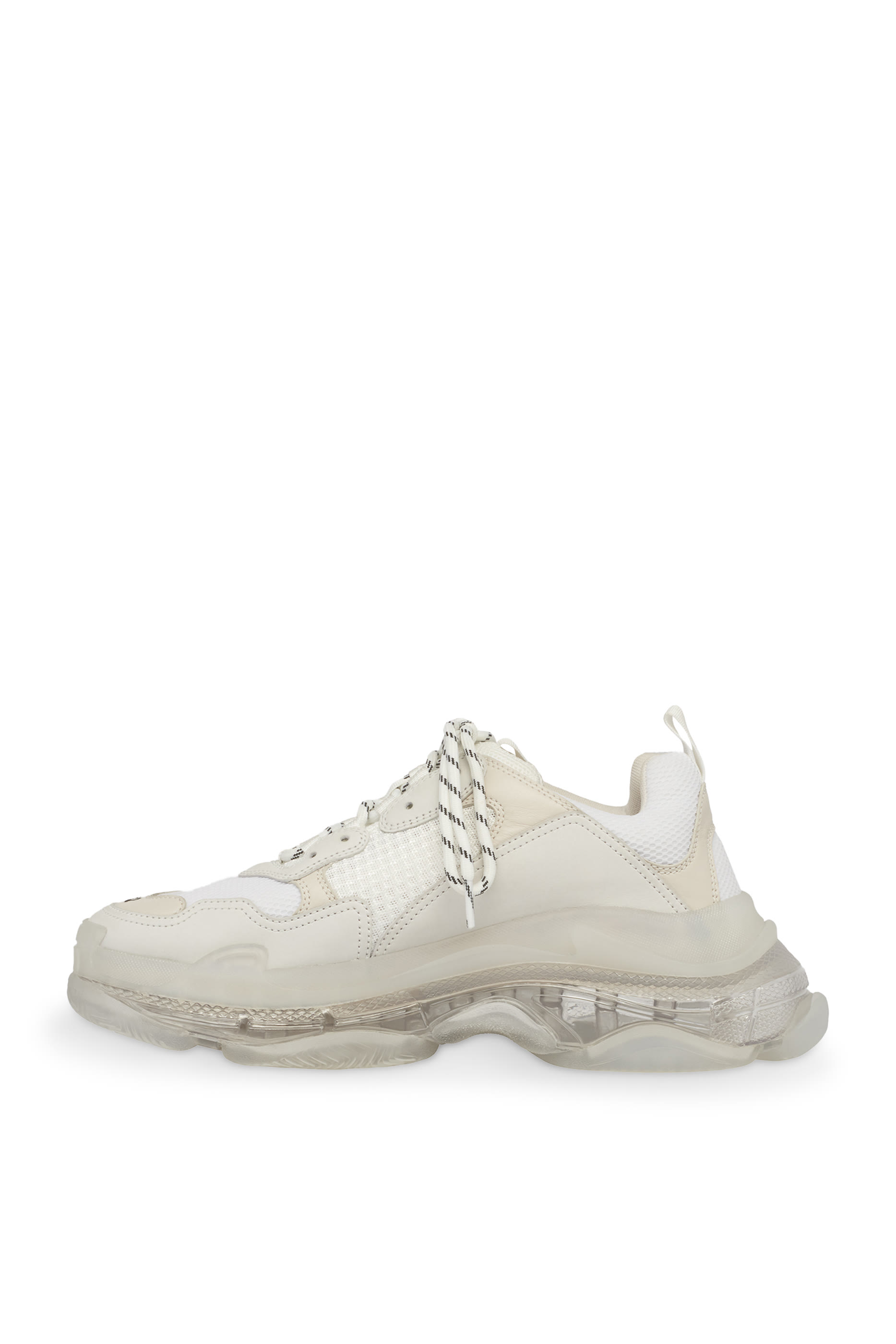 سنيكرز تريبل إس بنعل شفاف