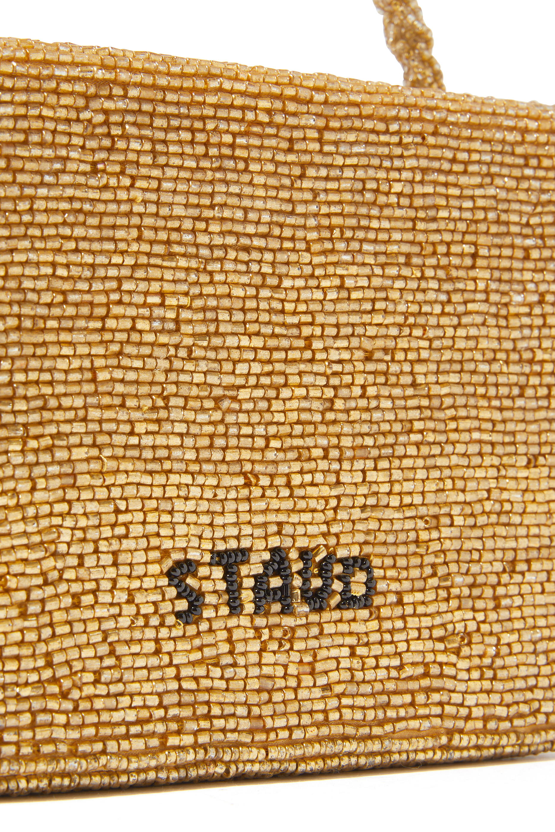 حقيبة كارمين مربعة مرصعة بالخرز