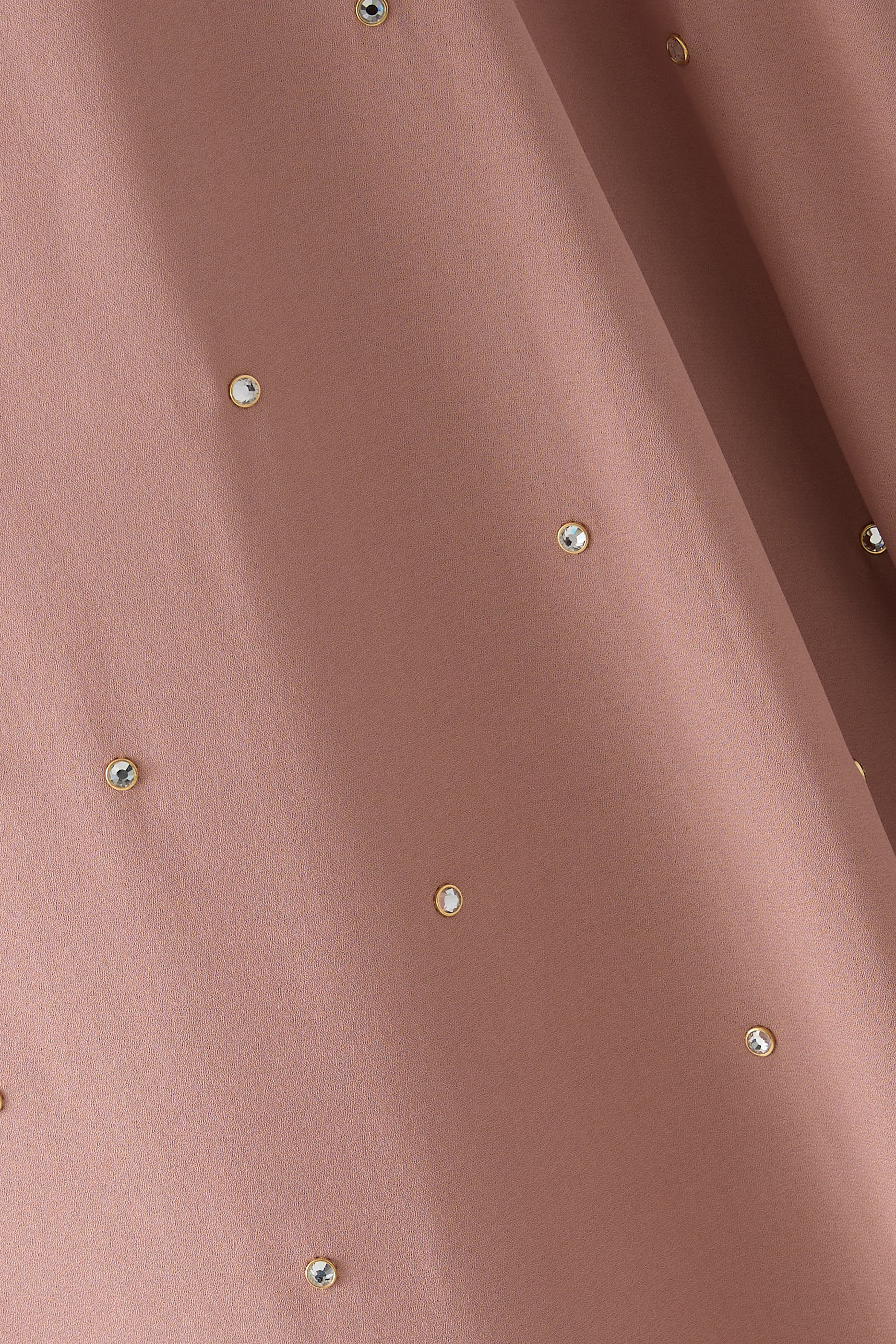 فستان بتصميم قفطان مرصع بكريستال خال من الرصاص