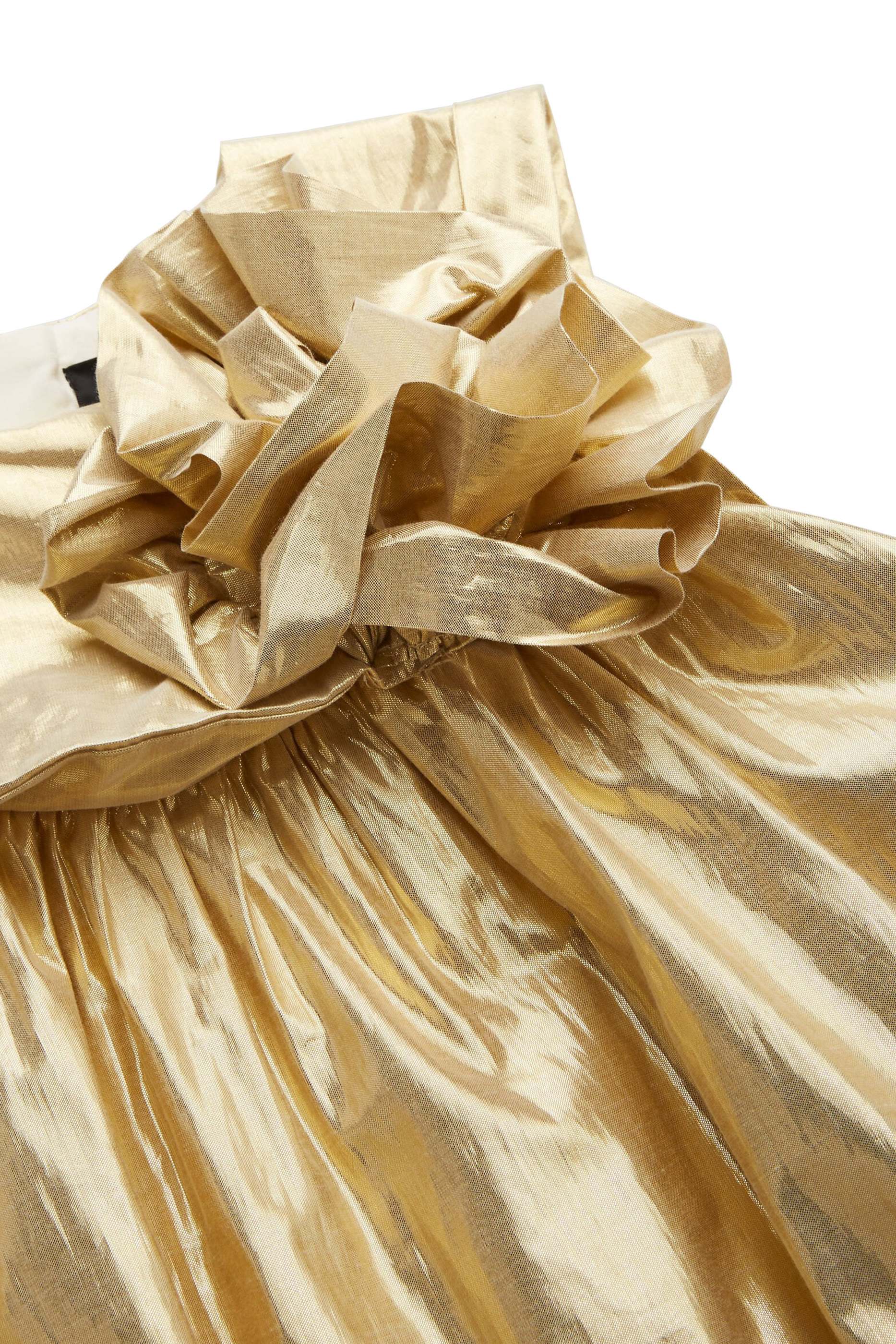 فستان بتفاصيل أزهار للأطفال