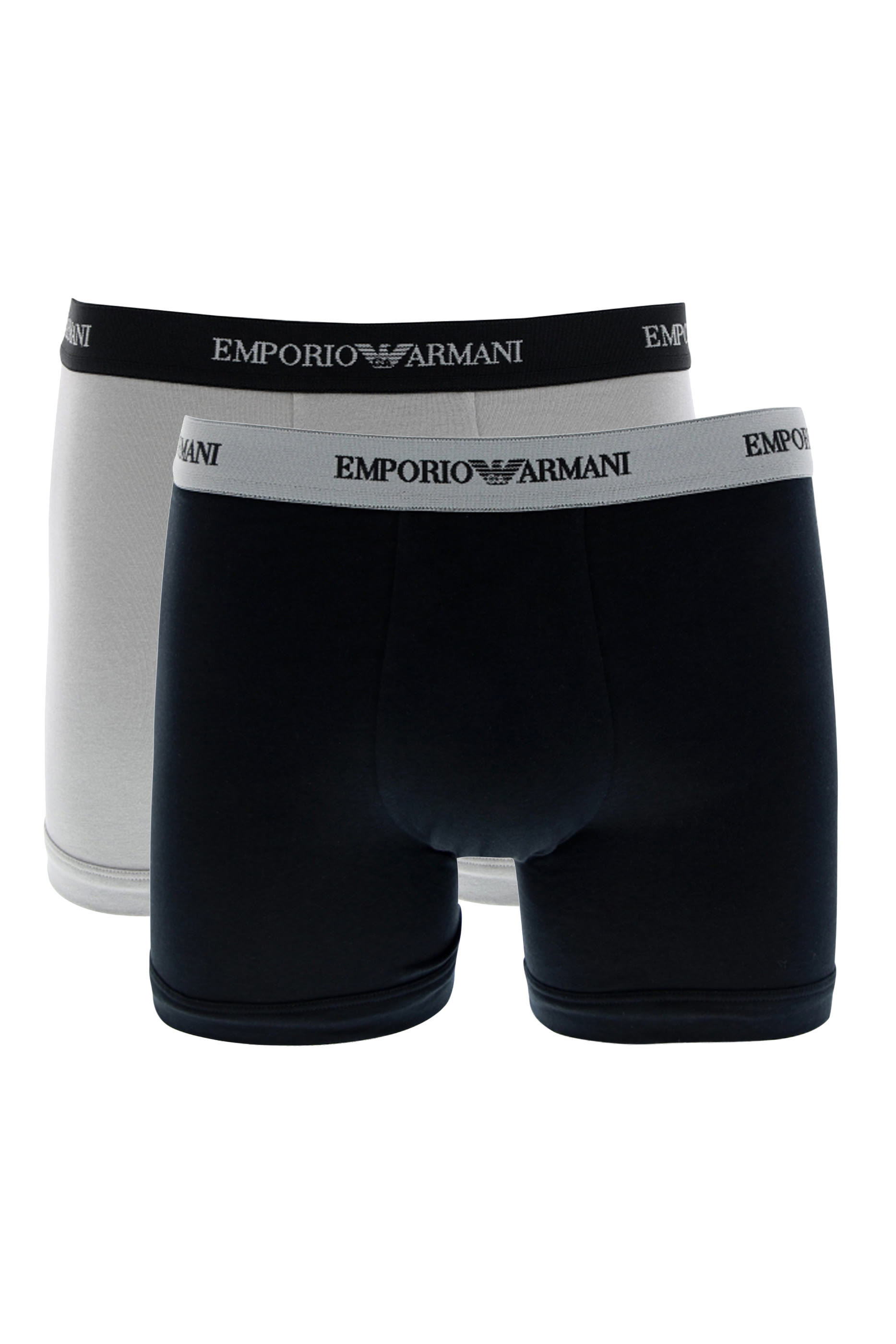 طقم بوكسر قطن مطاطي بشعار الماركة، قطعتان