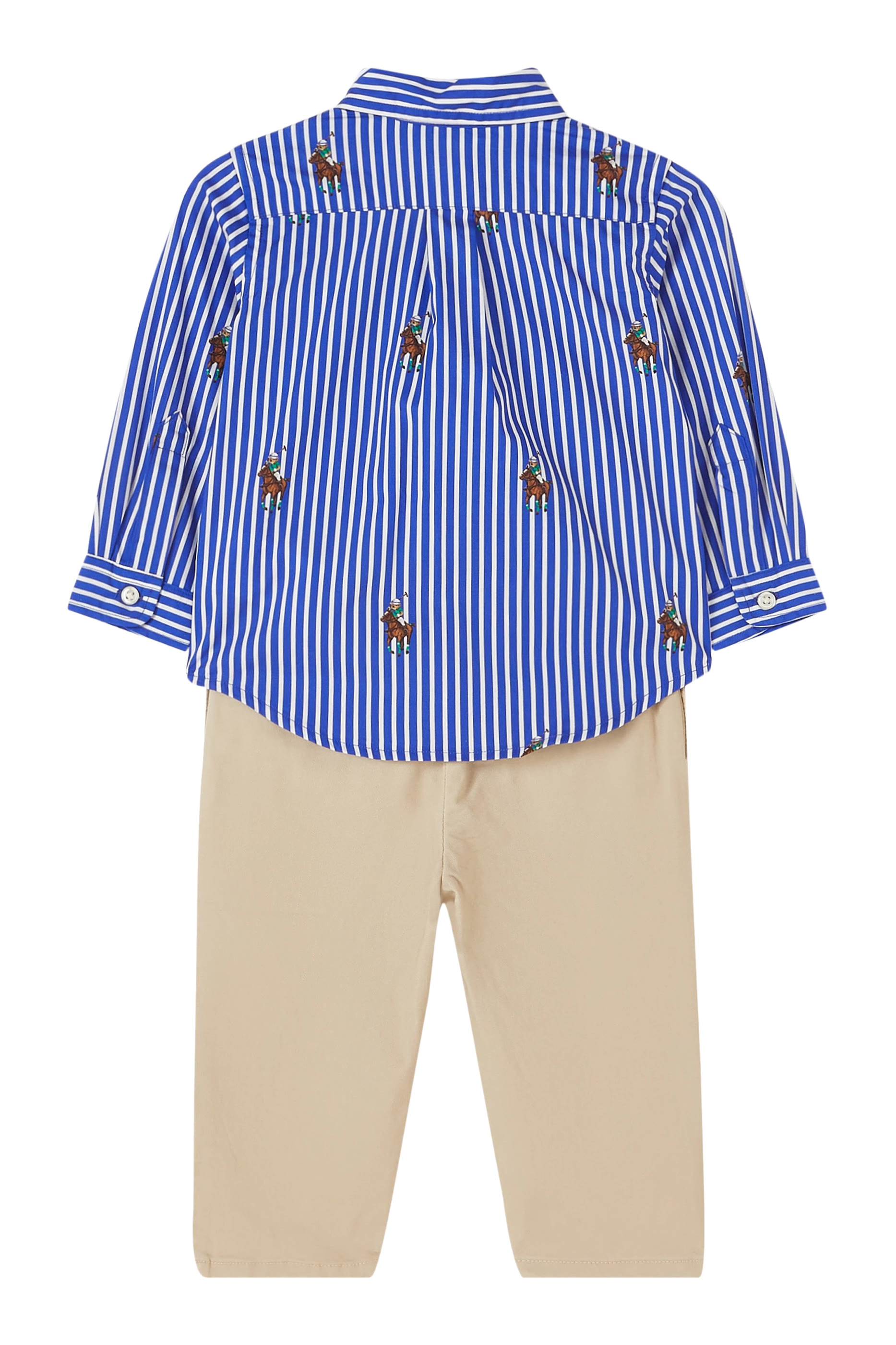 طقم بولو بتطريز بولو بوني للأطفال