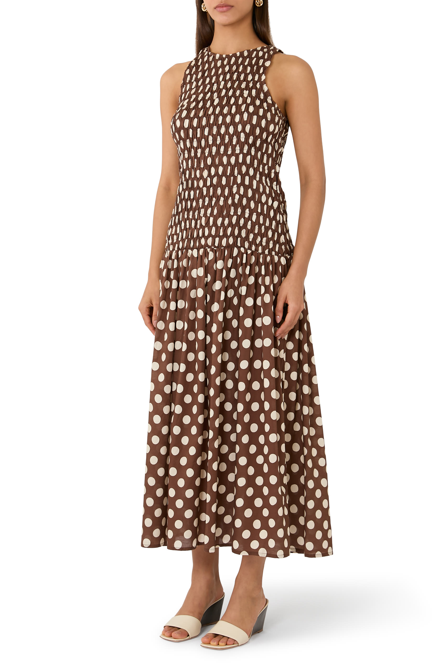 فستان لويزا متوسط ​​الطول