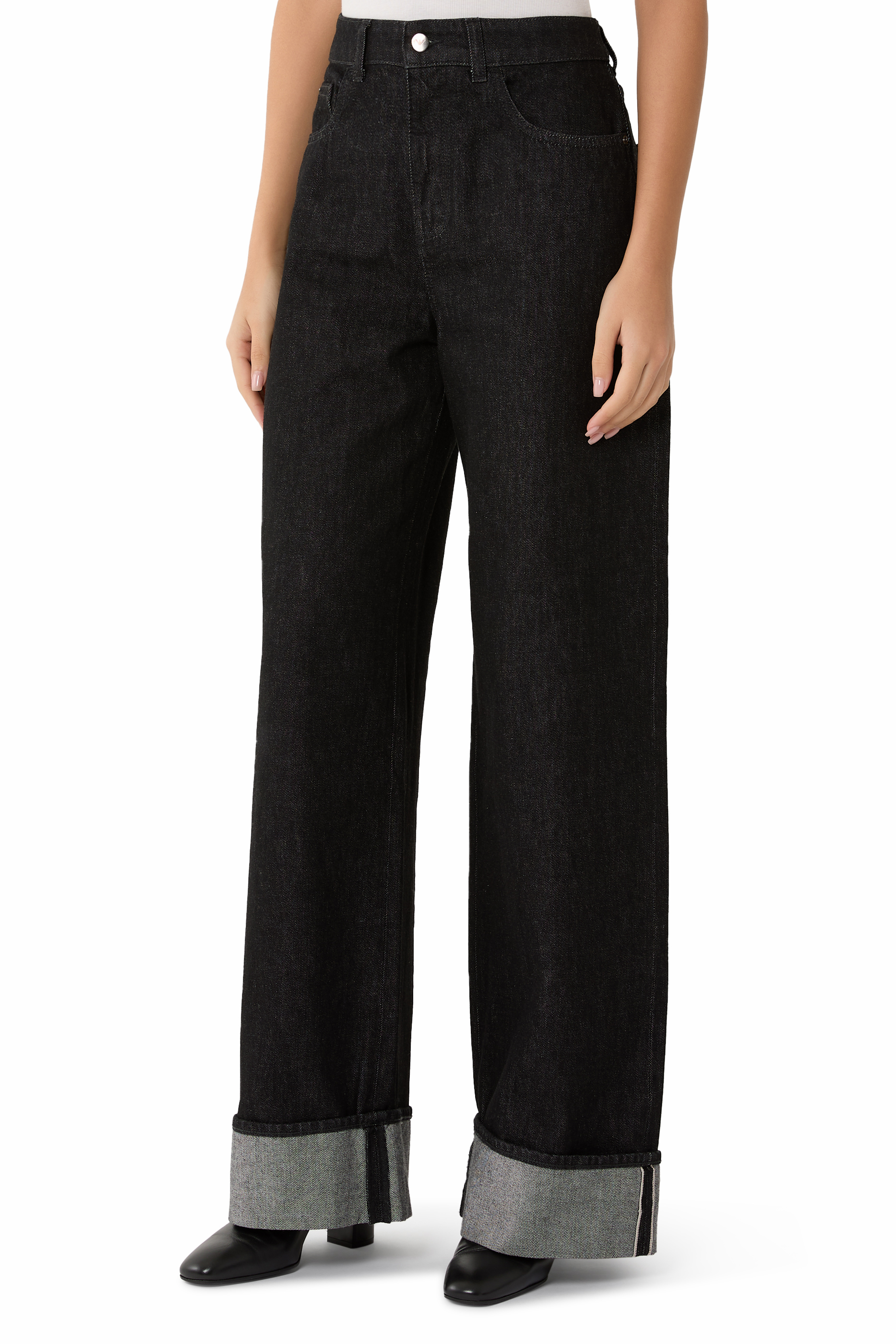  بنطال جينز جي 8 جي بقصة مريحة دنيم