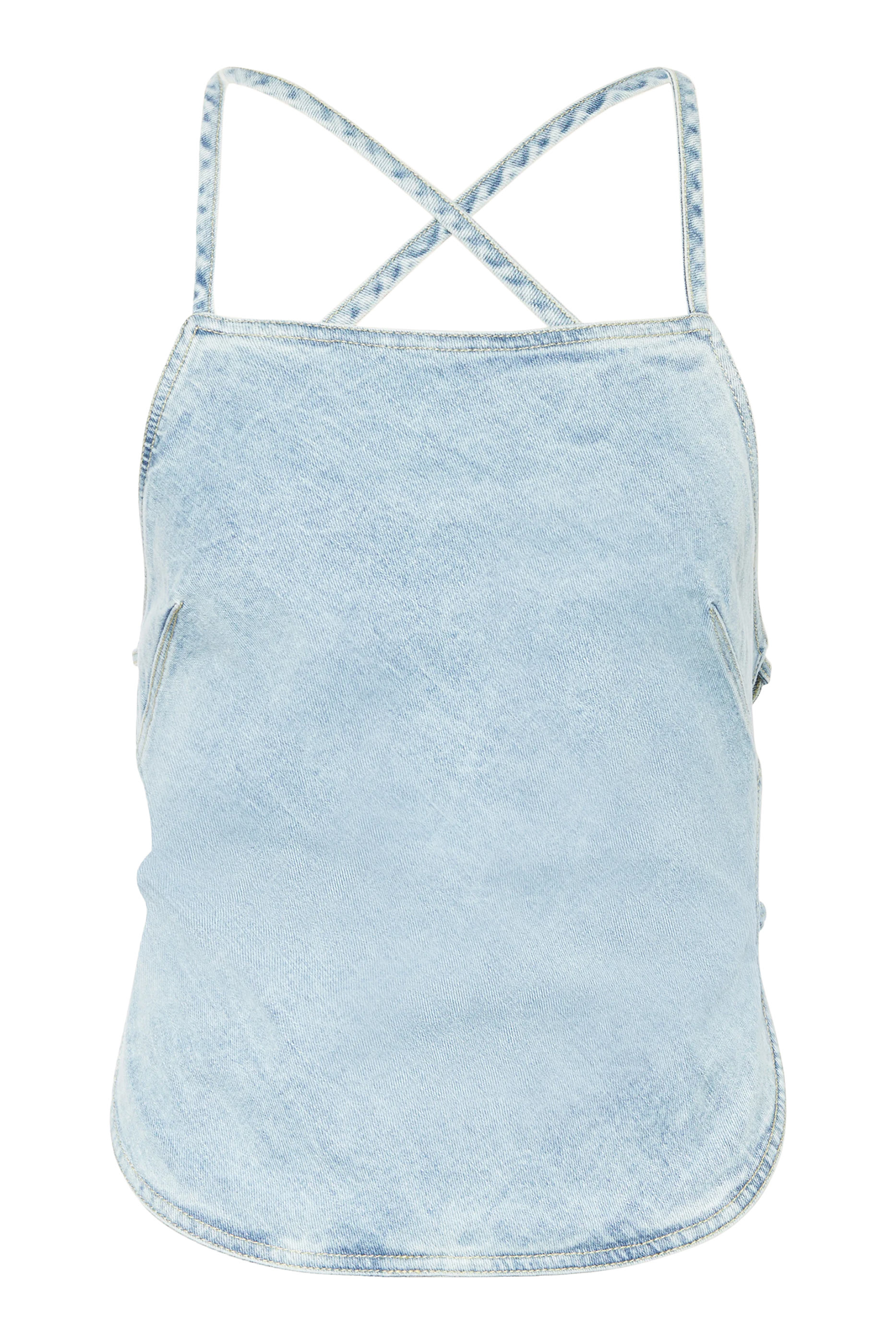 April Apron Denim Top