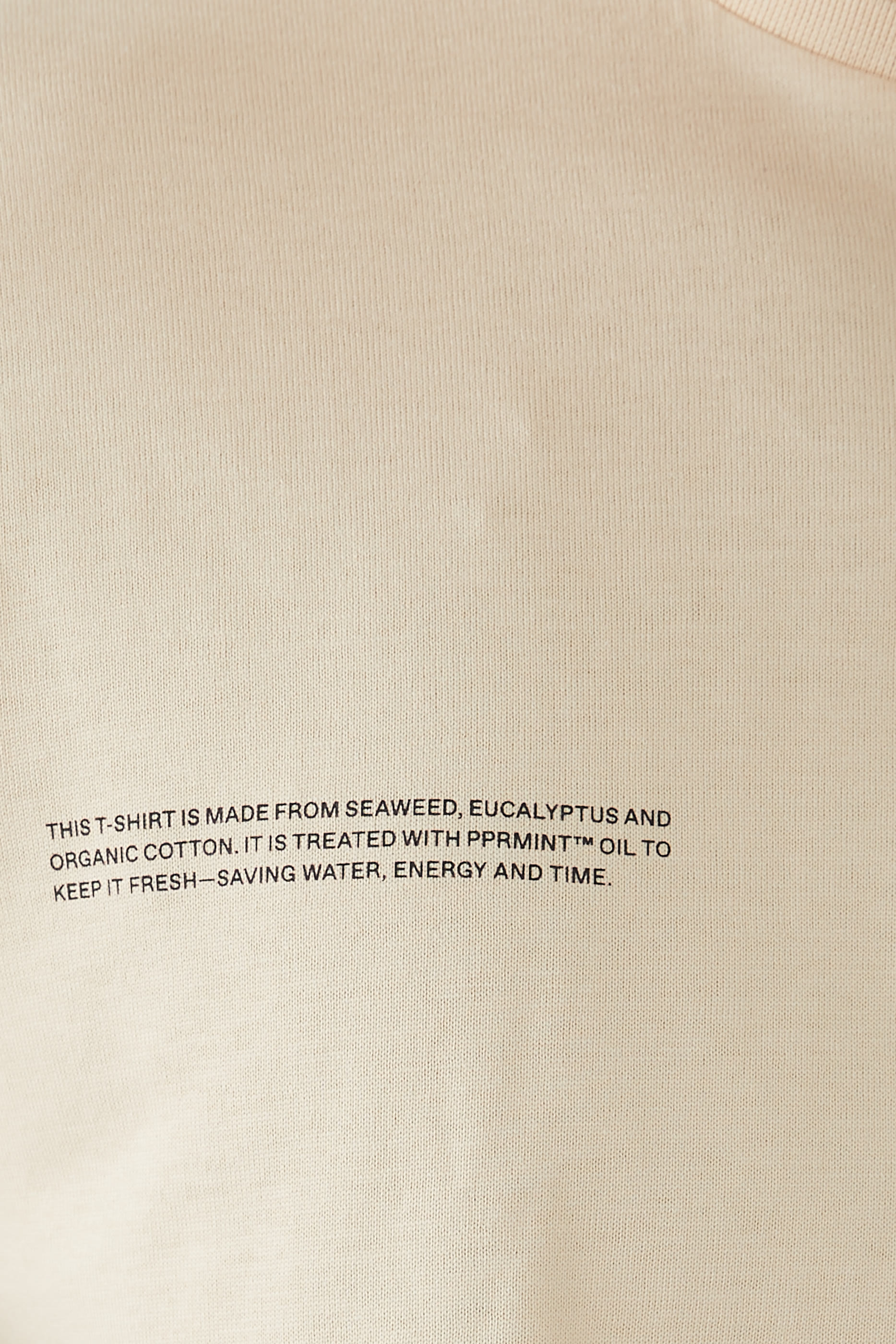 تيشيرت قطن عضوي بألياف الأعشاب البحرية