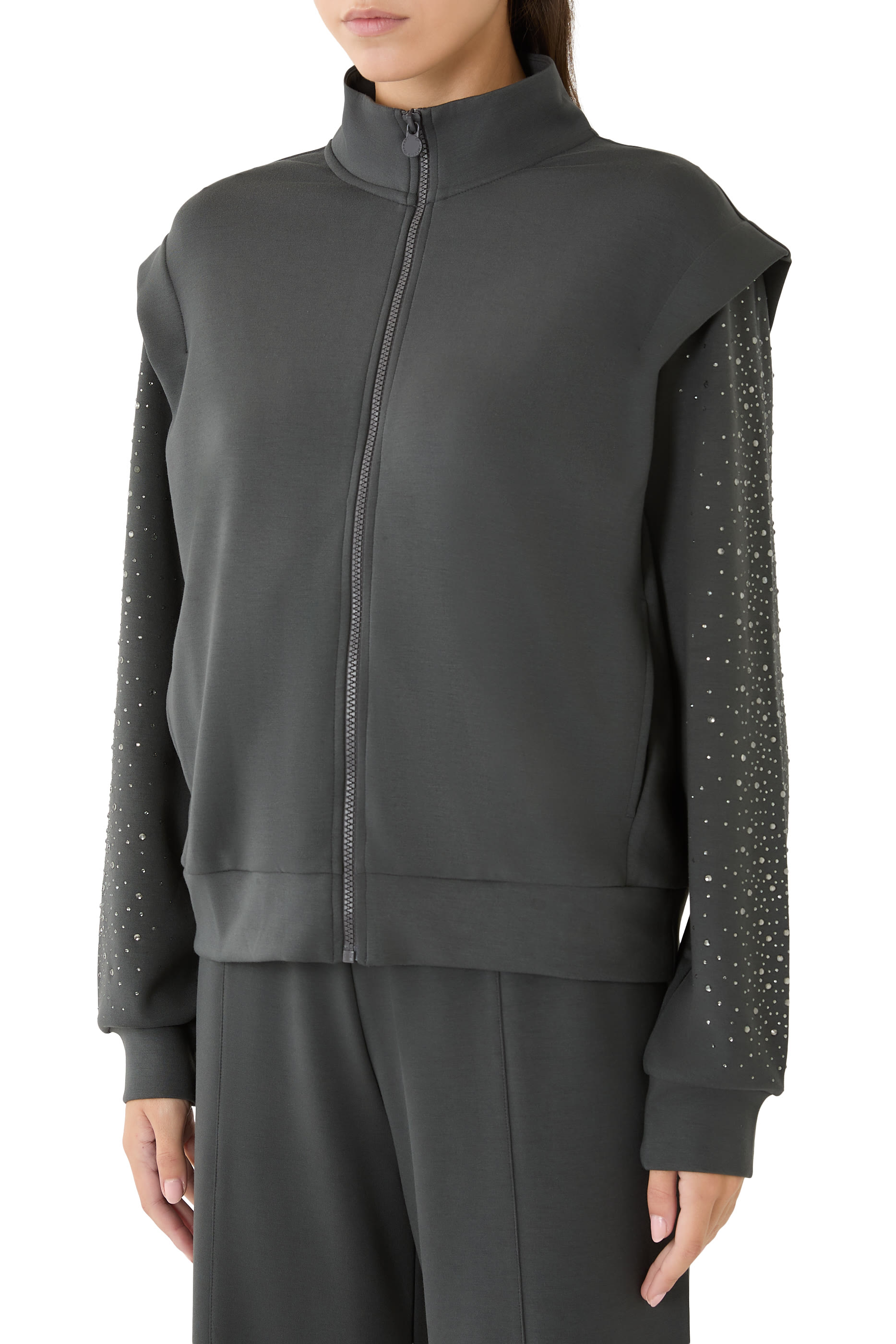 سويت شيرت بشعار الماركة جرسيه 