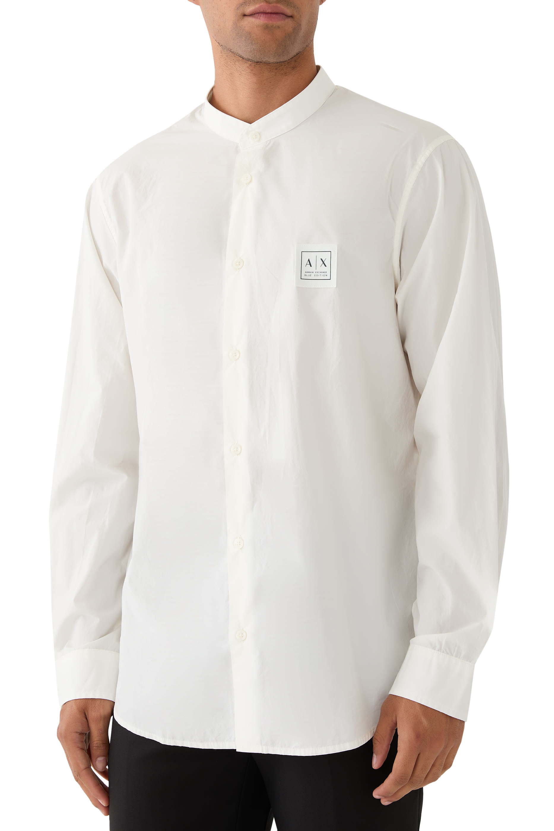 قميص تيسوتو بأكمام طويلة بشعار الماركة