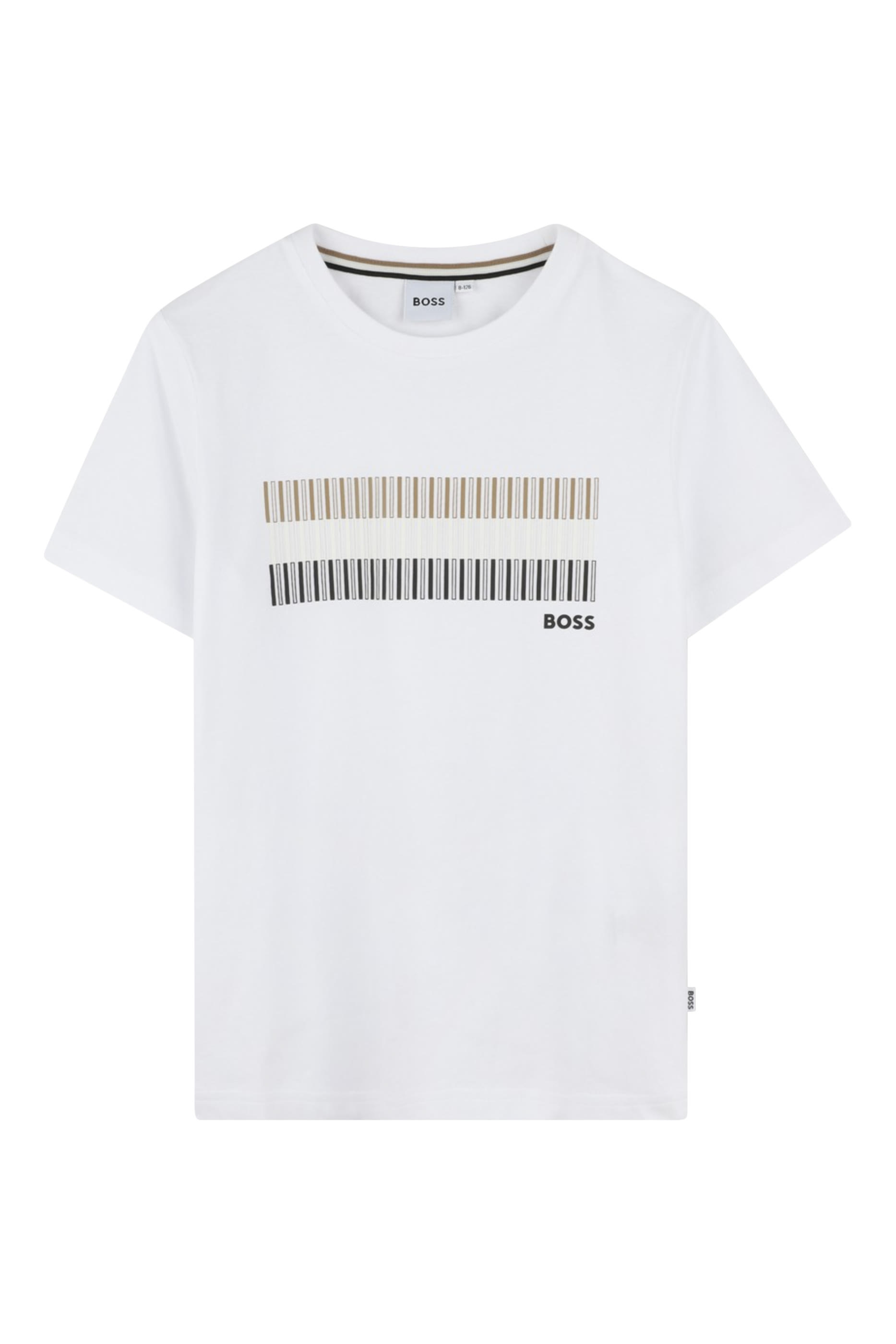 تيشيرت بشعار الماركة للأطفال