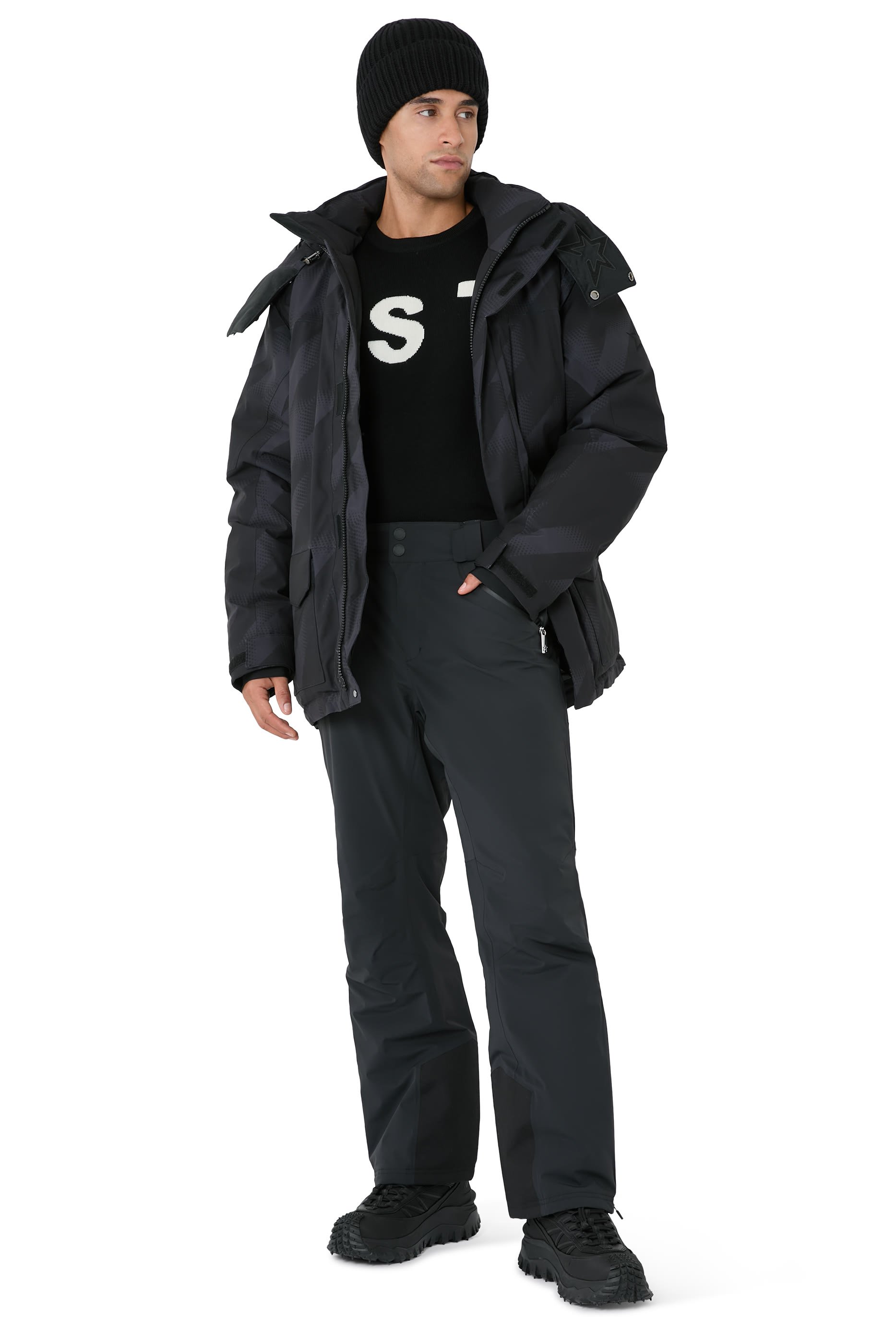 جاكيت باركا ماكس مبطن بالزغب