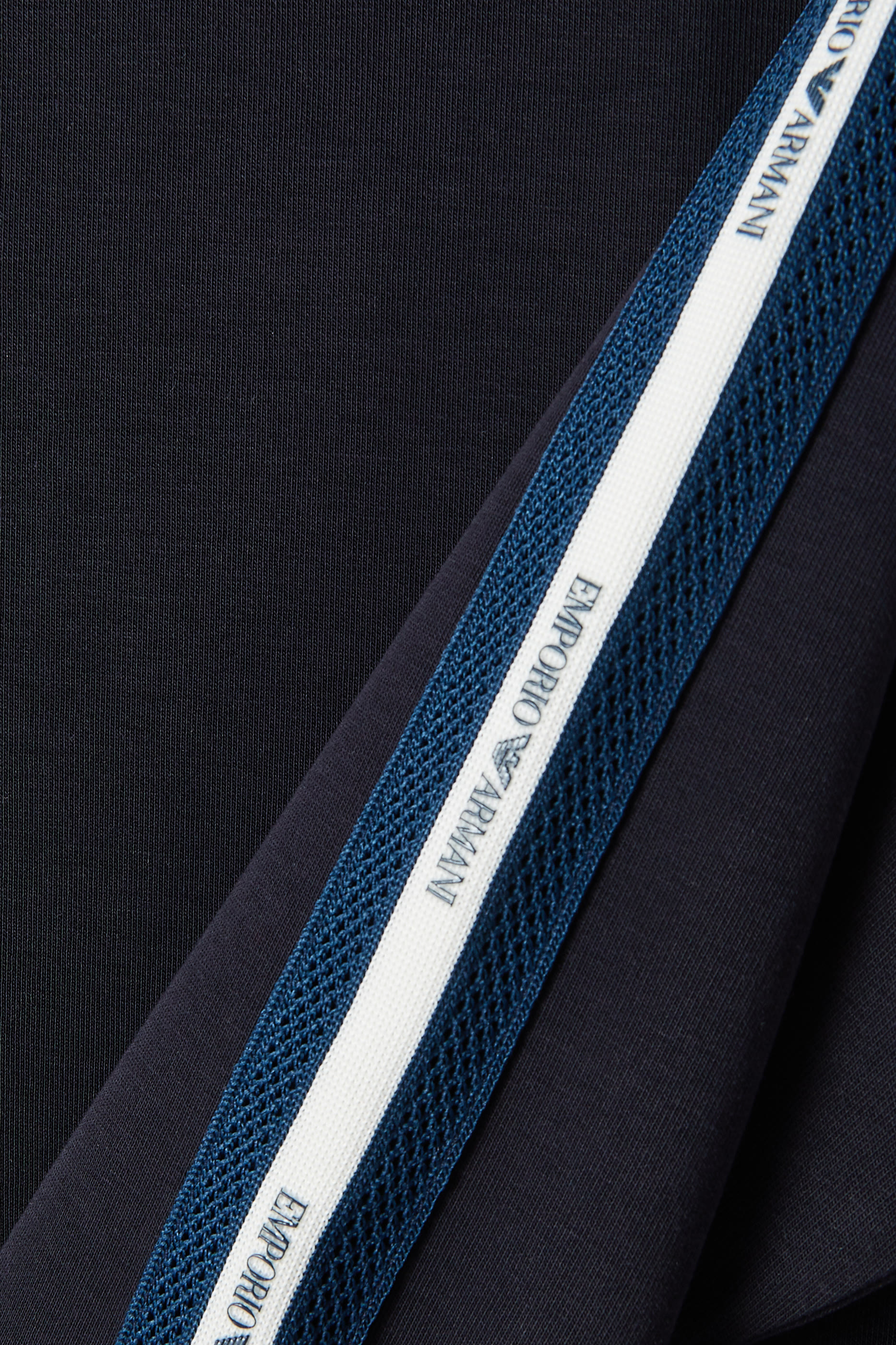 سويت شيرت بشريط شعار الماركة قطن للأطفال