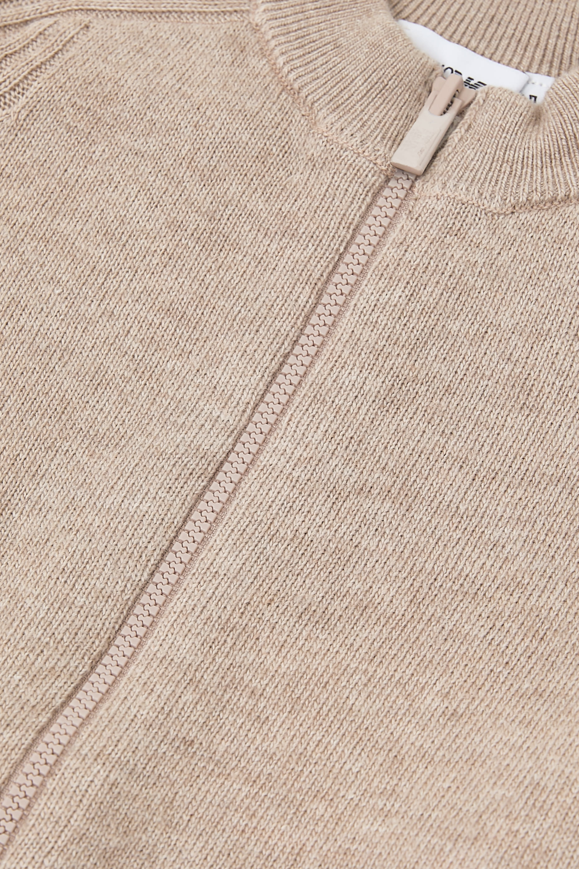 كارديجان منسوج بسحاب وشعار الماركة للأطفال