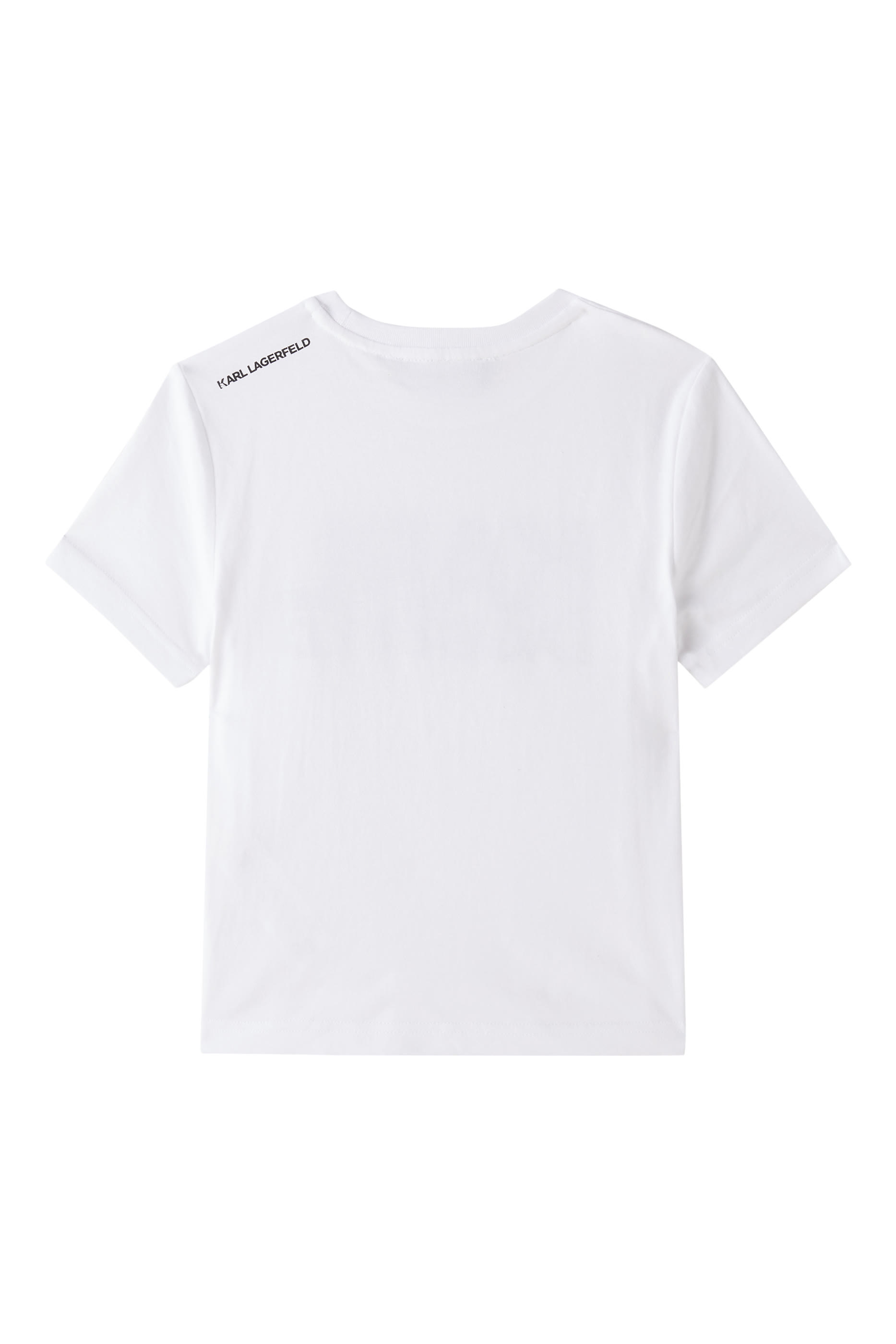 تيشيرت بنقشة شعار الماركة للأطفال