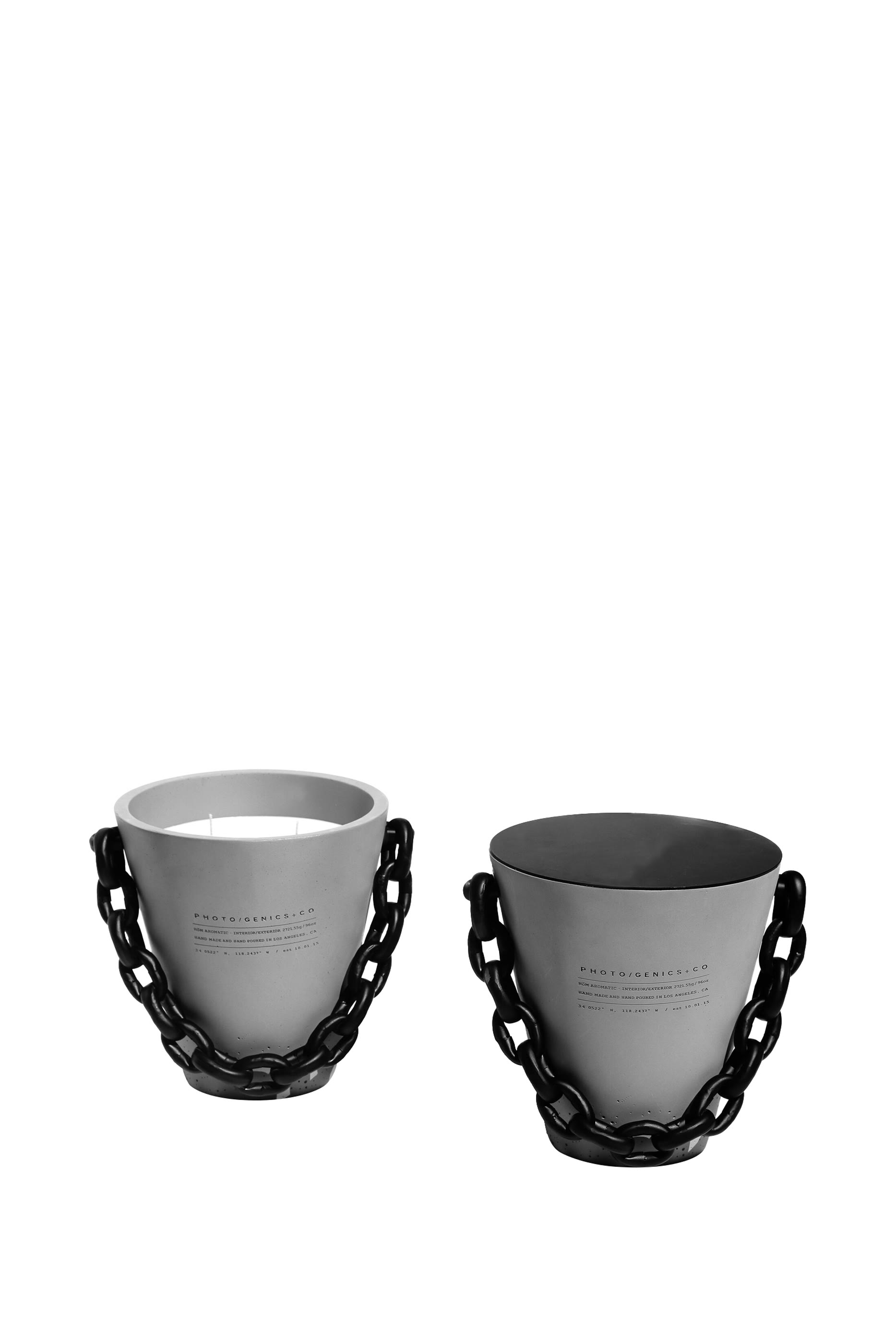 شمعة محدودة الإصدار 4 XL في وعاء خرساني (بيتل)