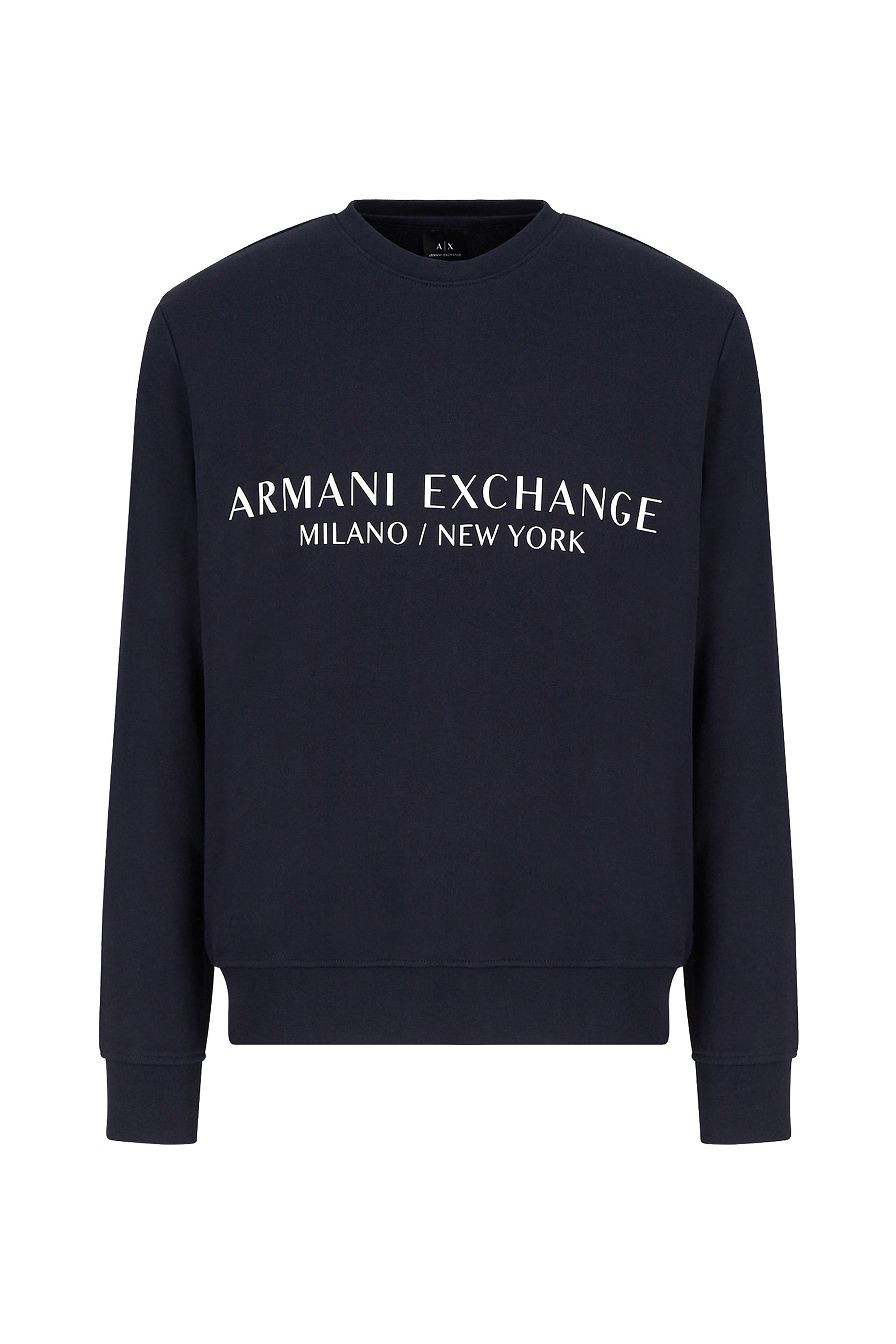 سويت شيرت قطن مزين بشعار الماركة