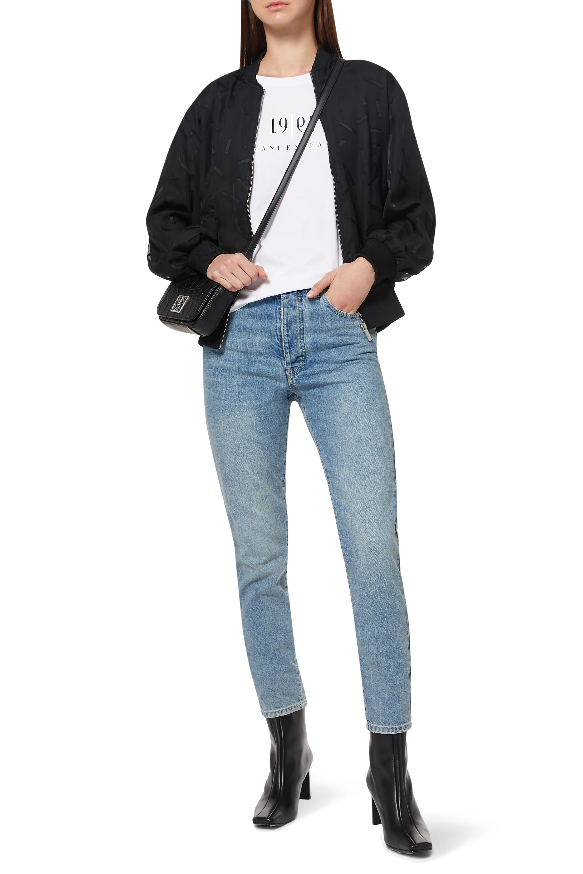 بنطال جينز جيه 51 ايكون بقصة ضيقة