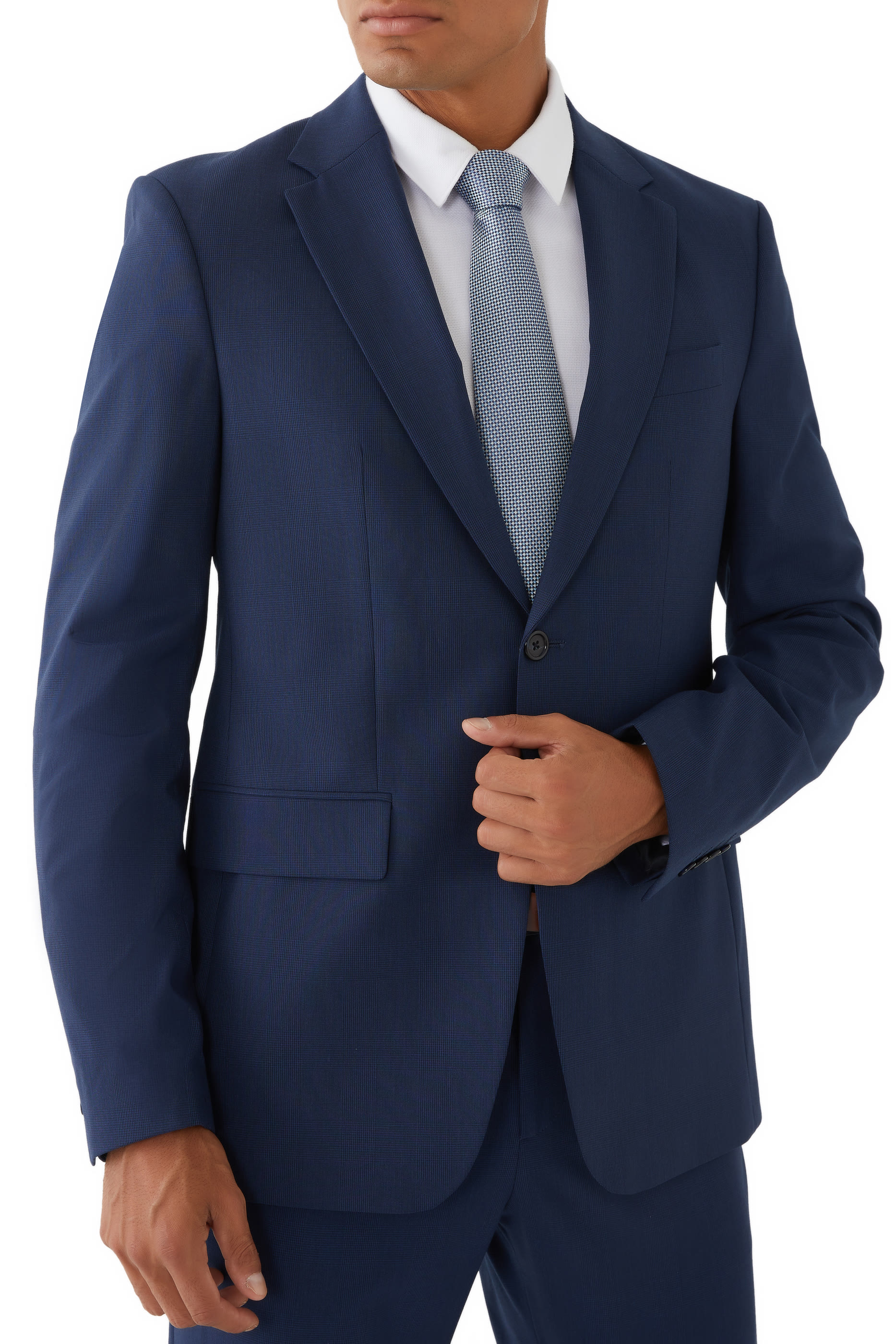 ربطة عنق شبه سادة حرير