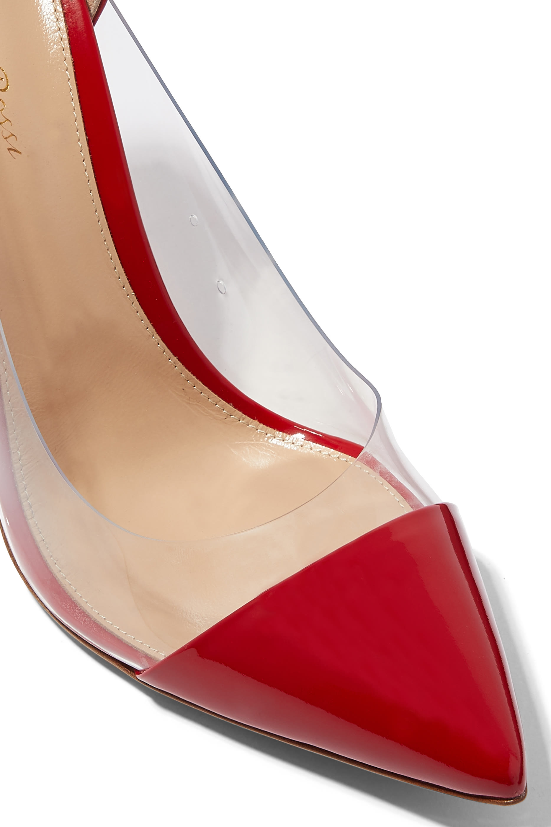 حذاء كلاسيك 105 جلد وأجزاء شفافة