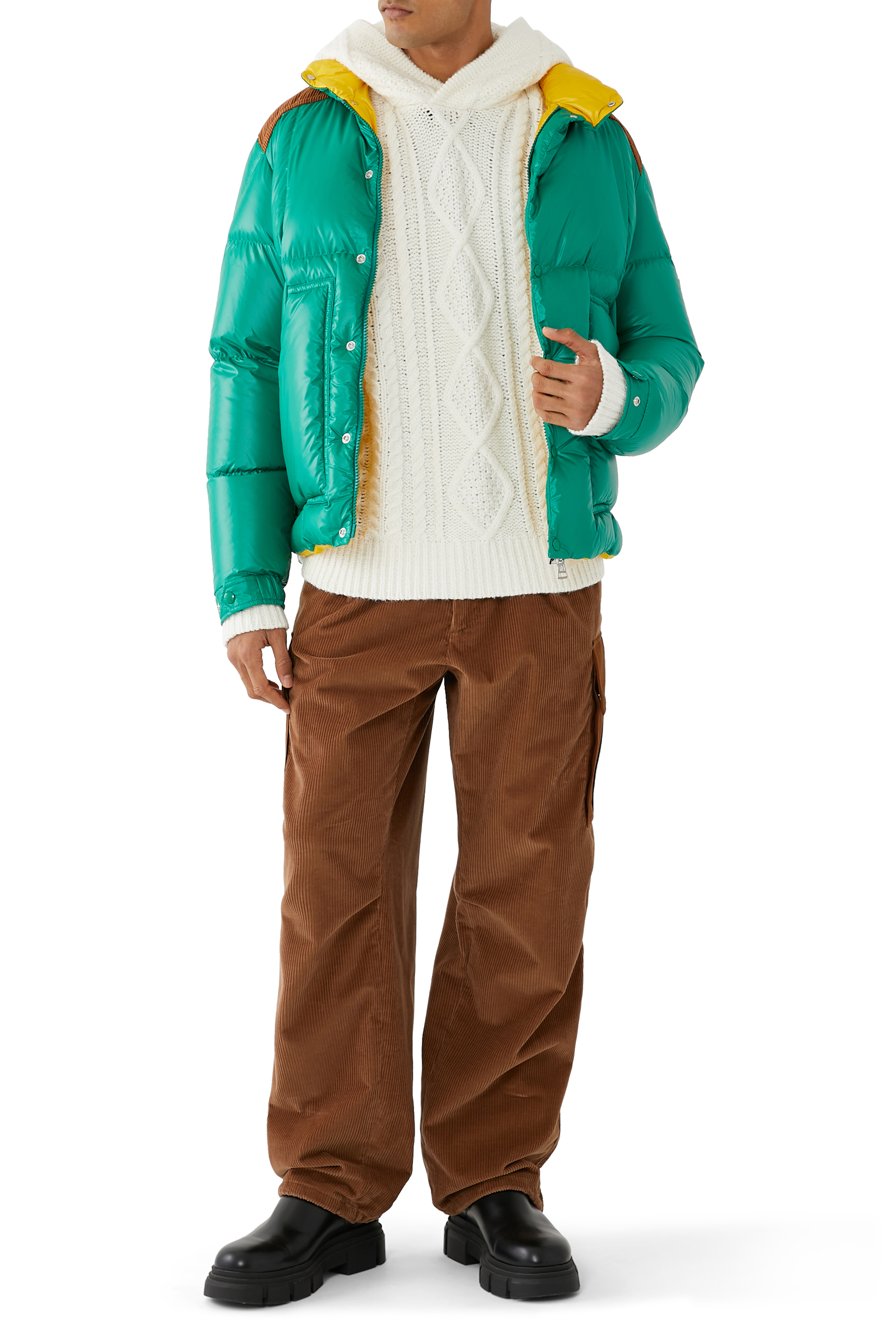 جاكيت اين مبطن بالزغب