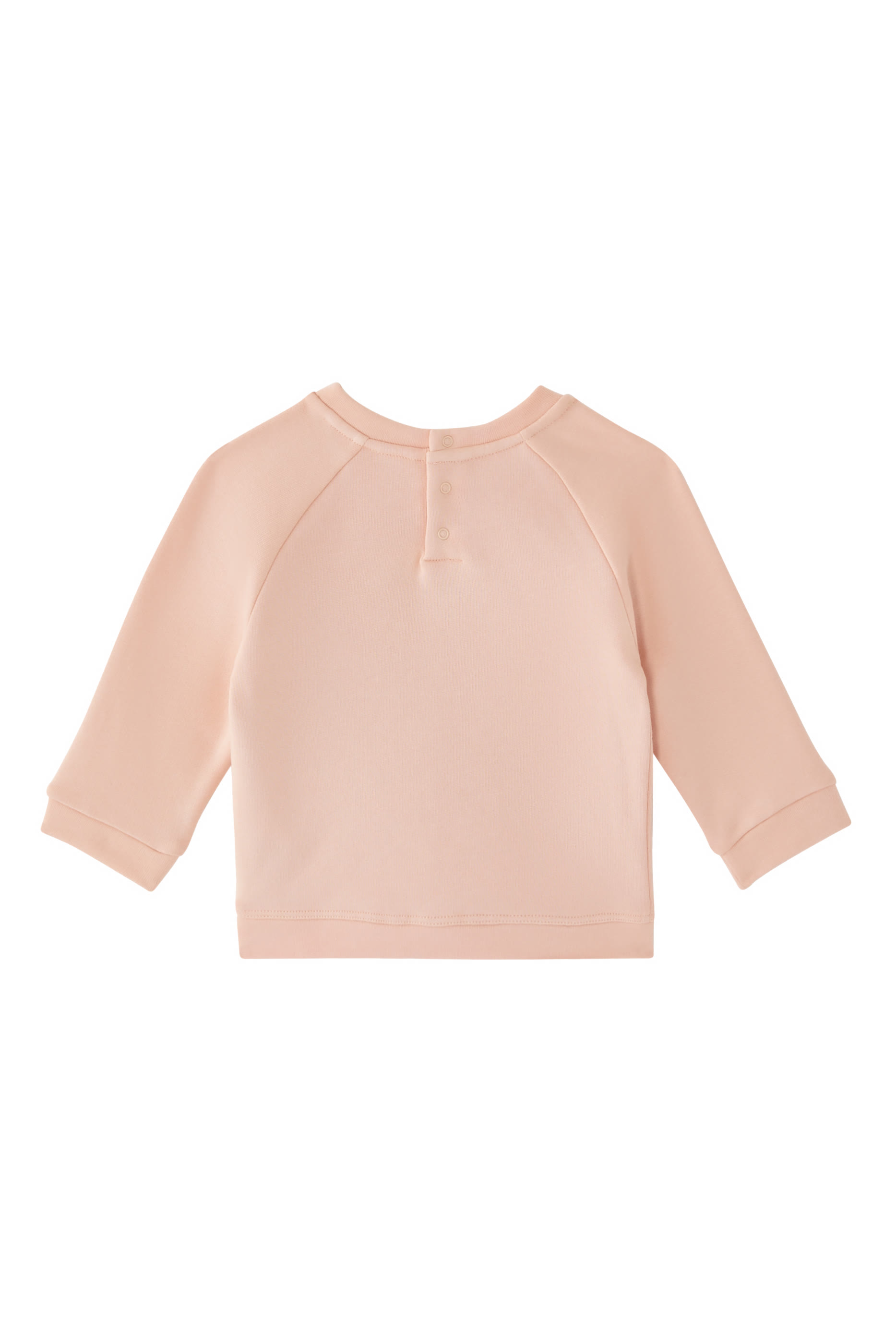 سويت شيرت للأطفار مطرز بشعار الماركة