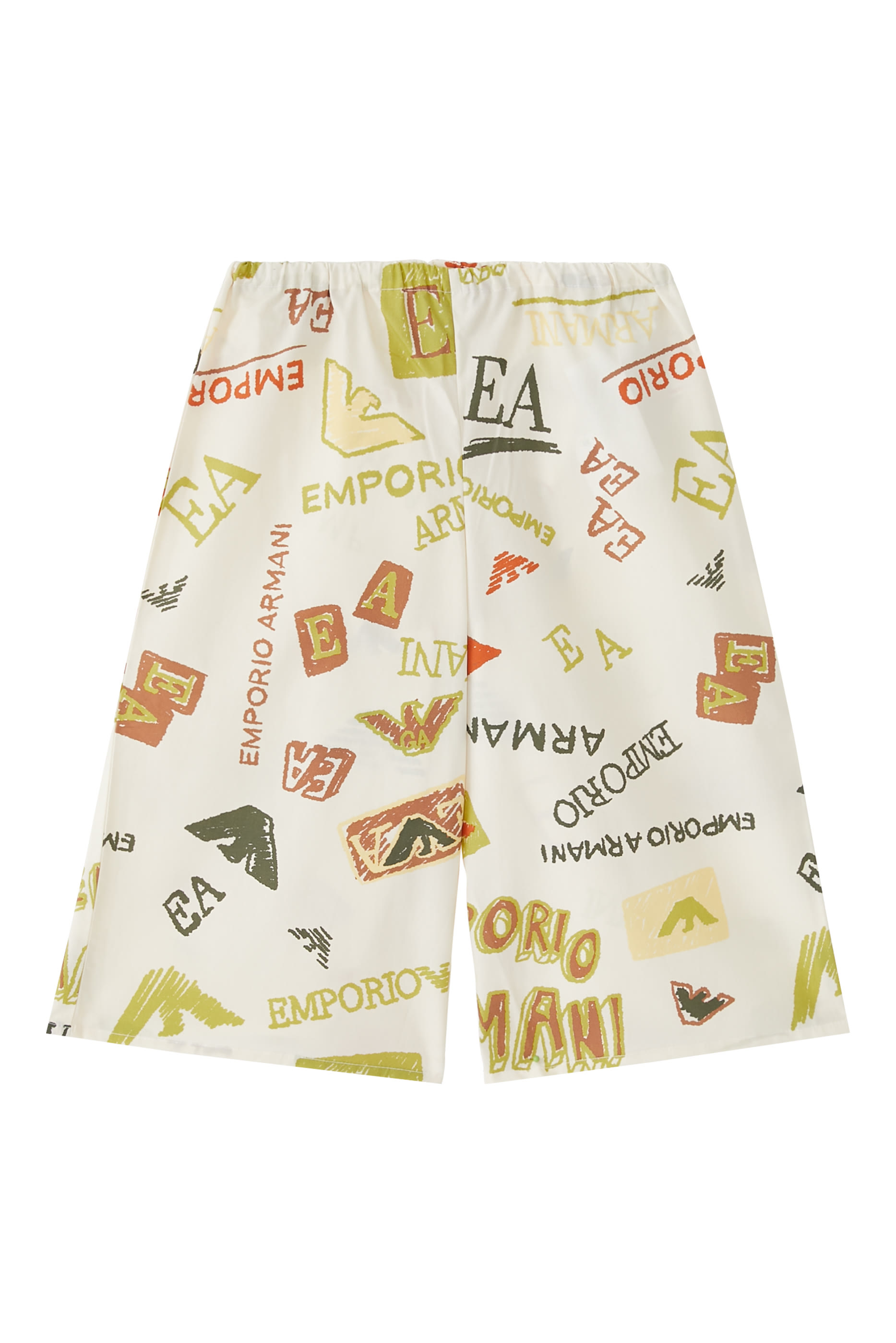 بنطال للأطفال بقصة ساق واسعة بوبلين