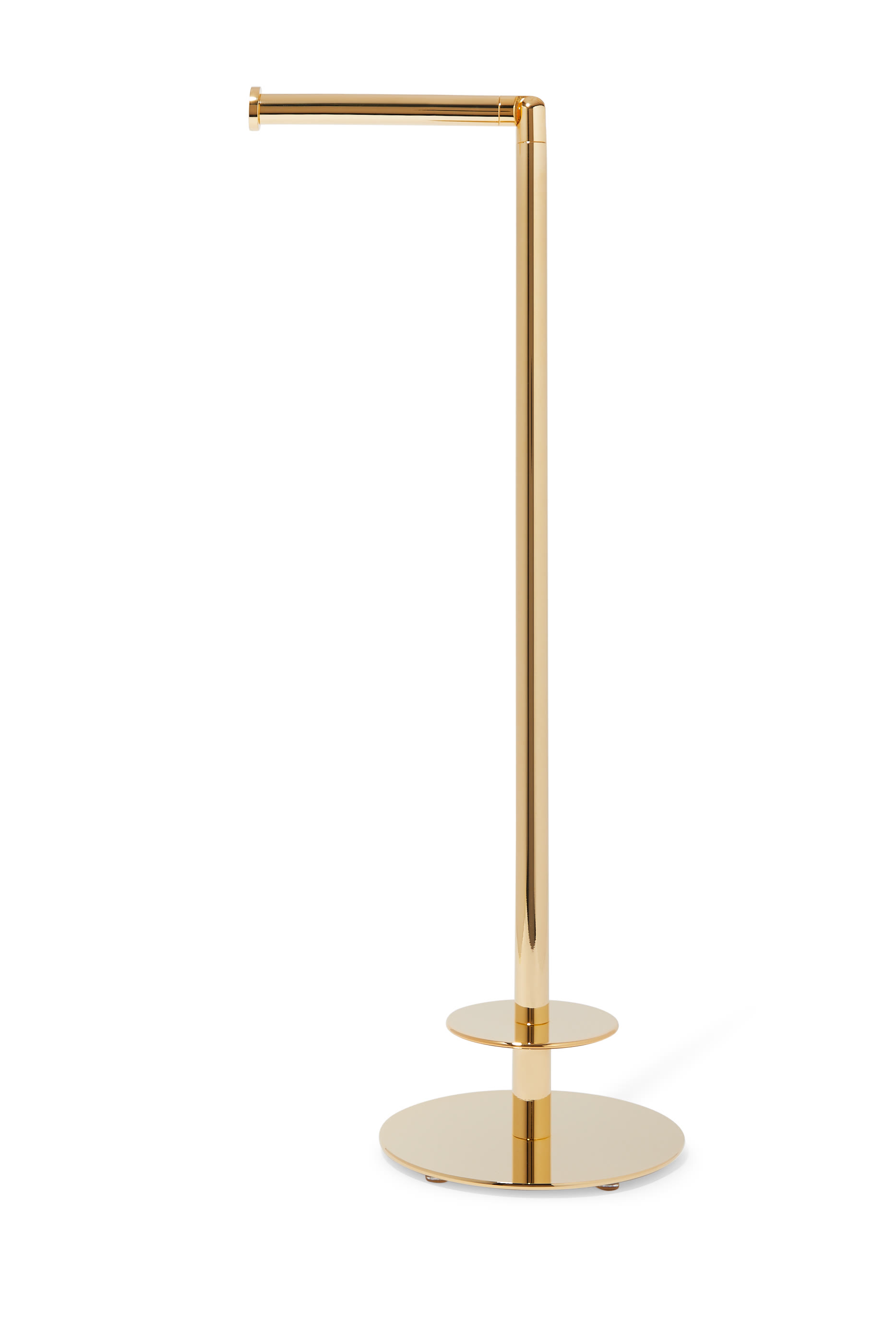 حامل ورق حمام ذهبي