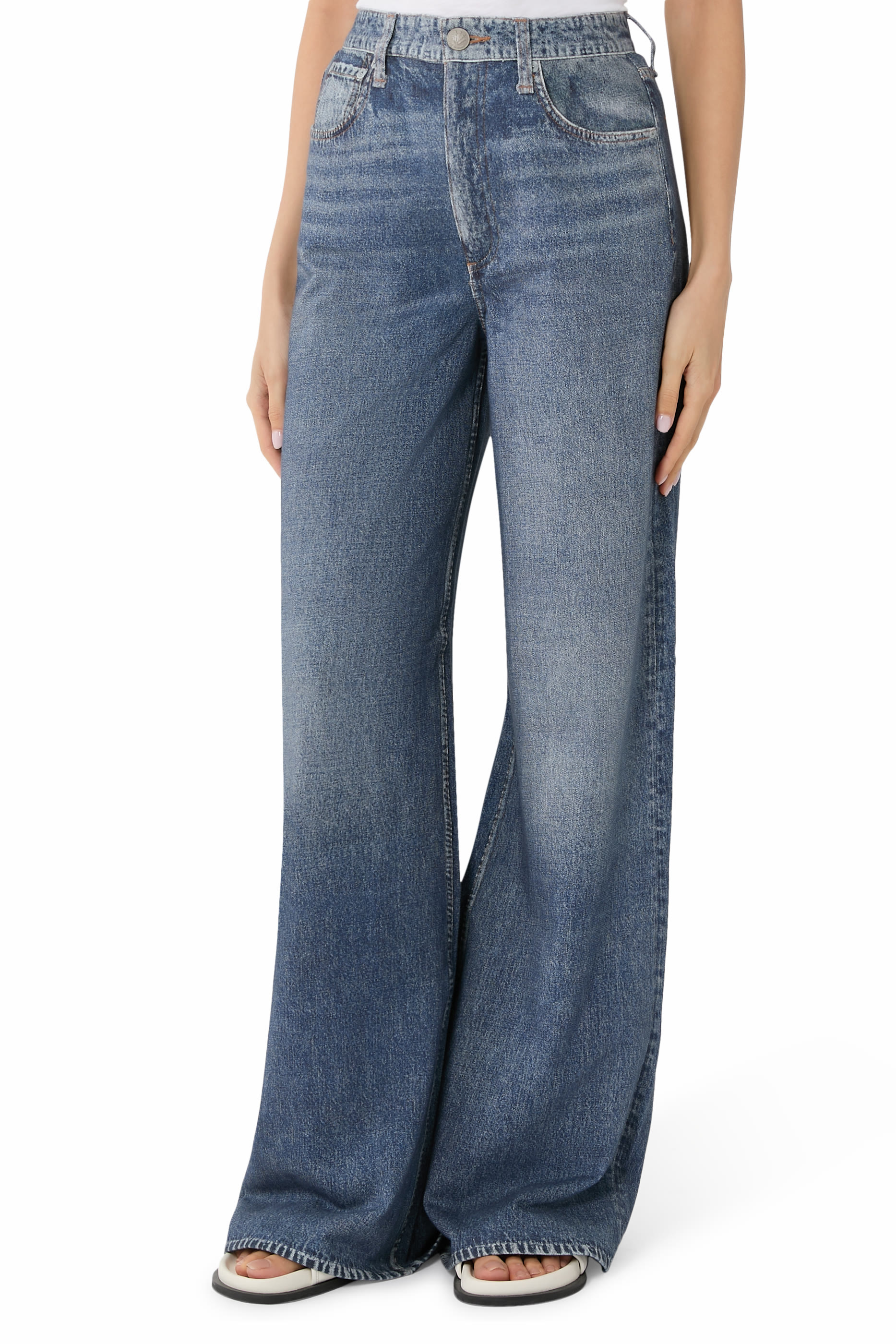 بنطال ميرامار صوفي بقصة ساق واسعة