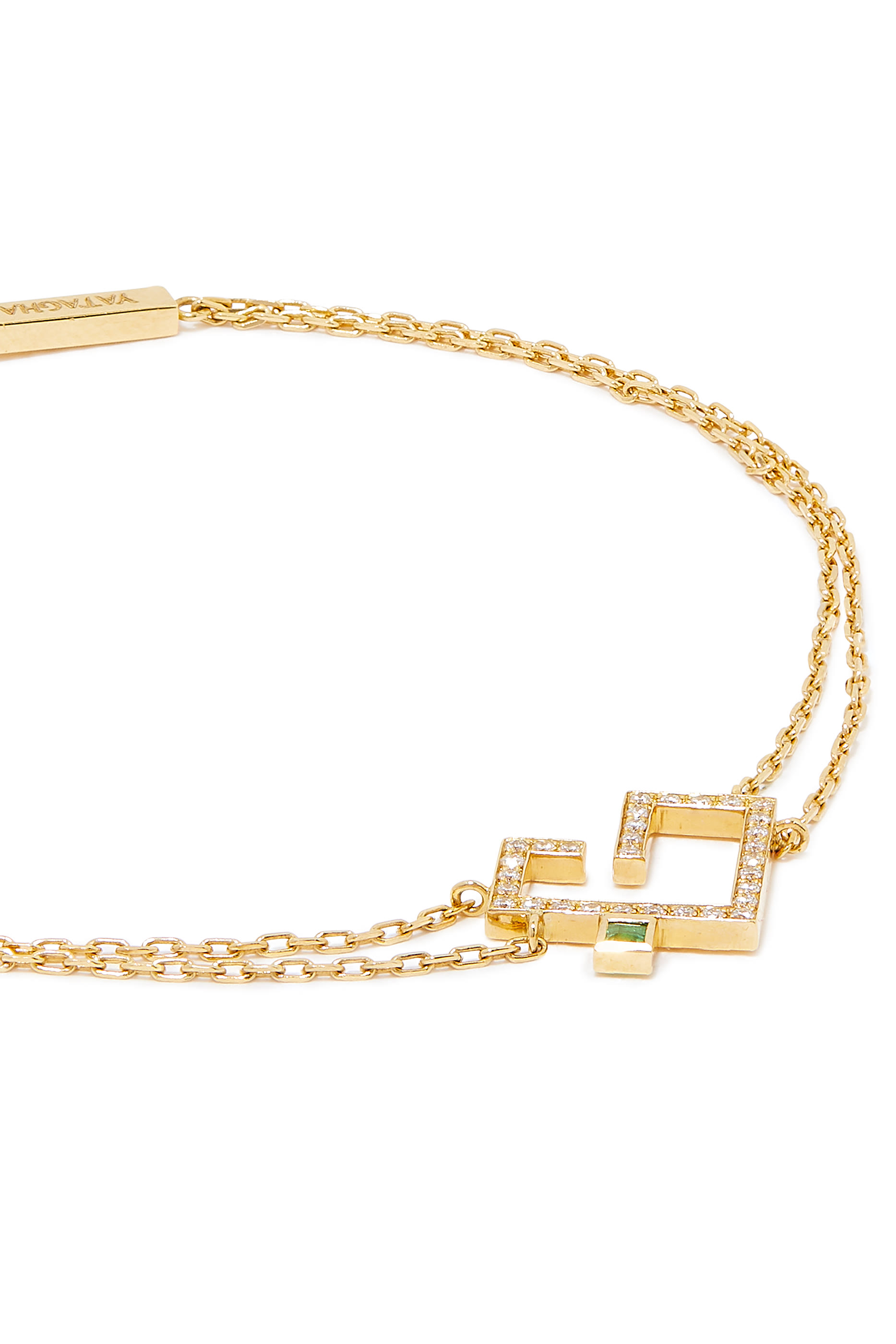 سوار حب مرصع بالزمرد