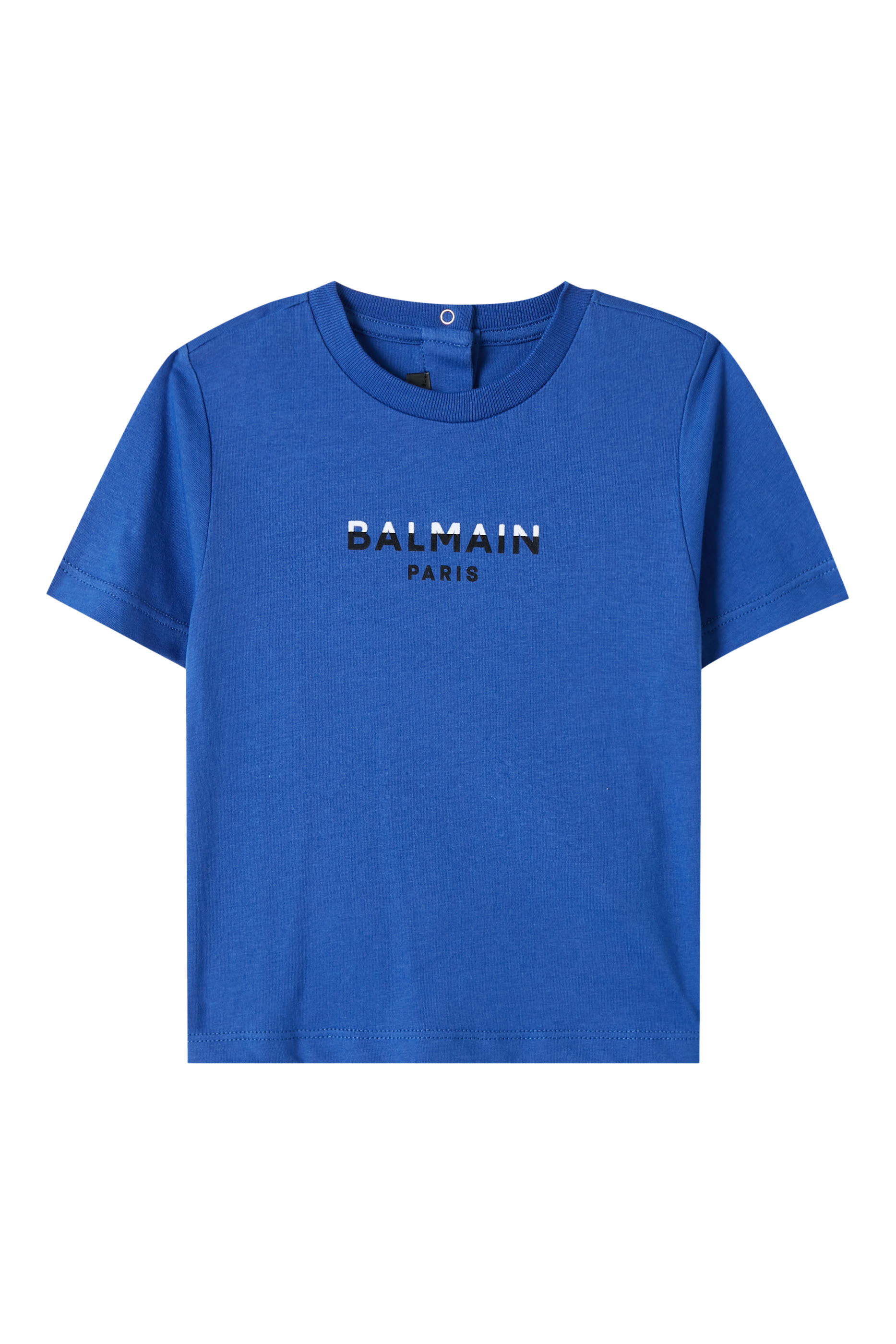 تيشيرت بطبعة شعار الماركة قطن للأطفال