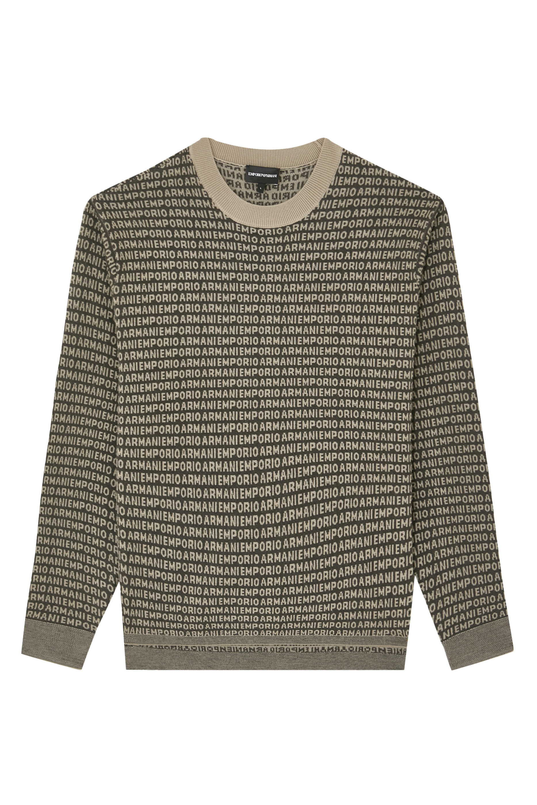  Virgin Wool Jumper With Signature Logo