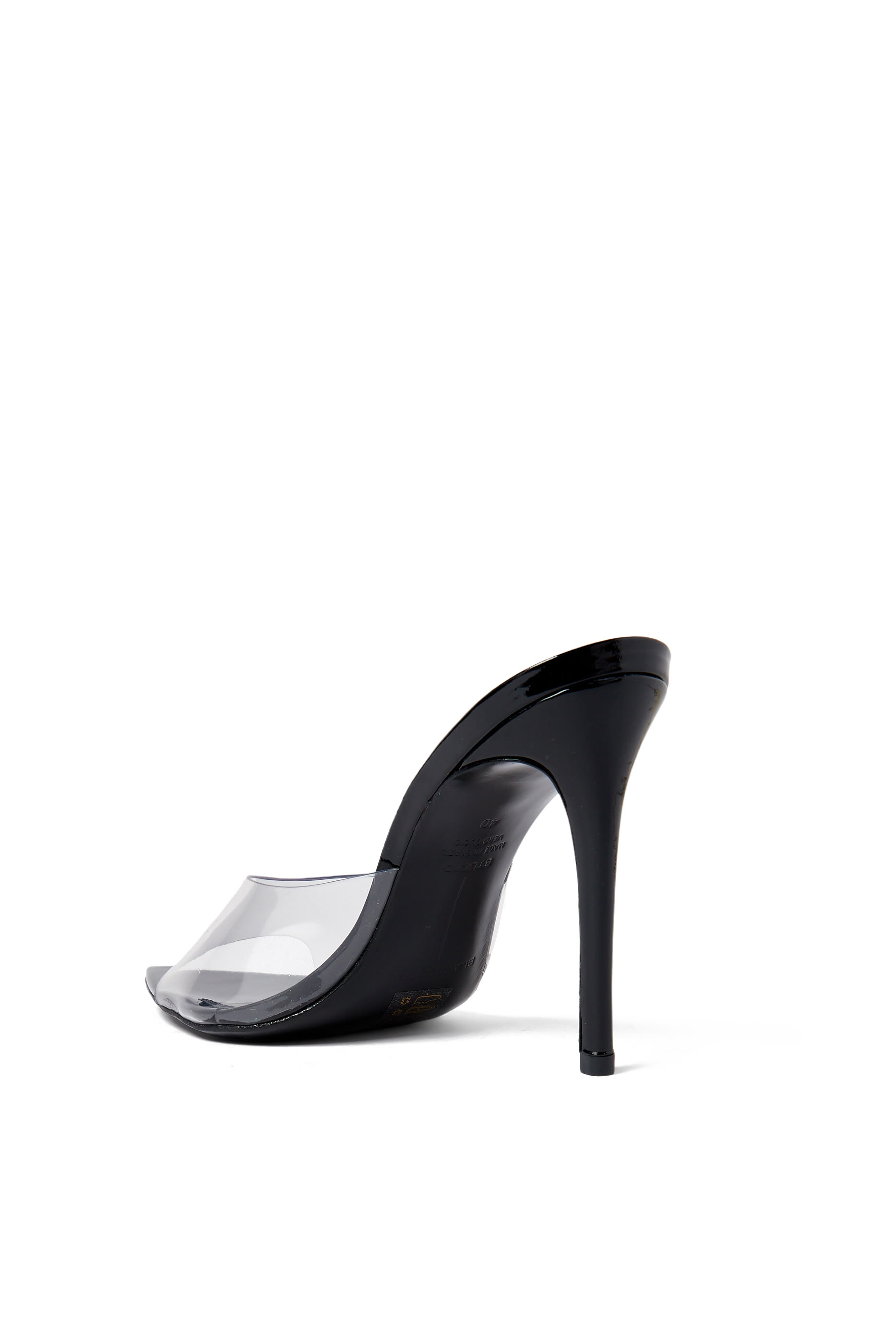 حذاء بيلا 100 مفتوح من الخلف بمقدمة مدببة