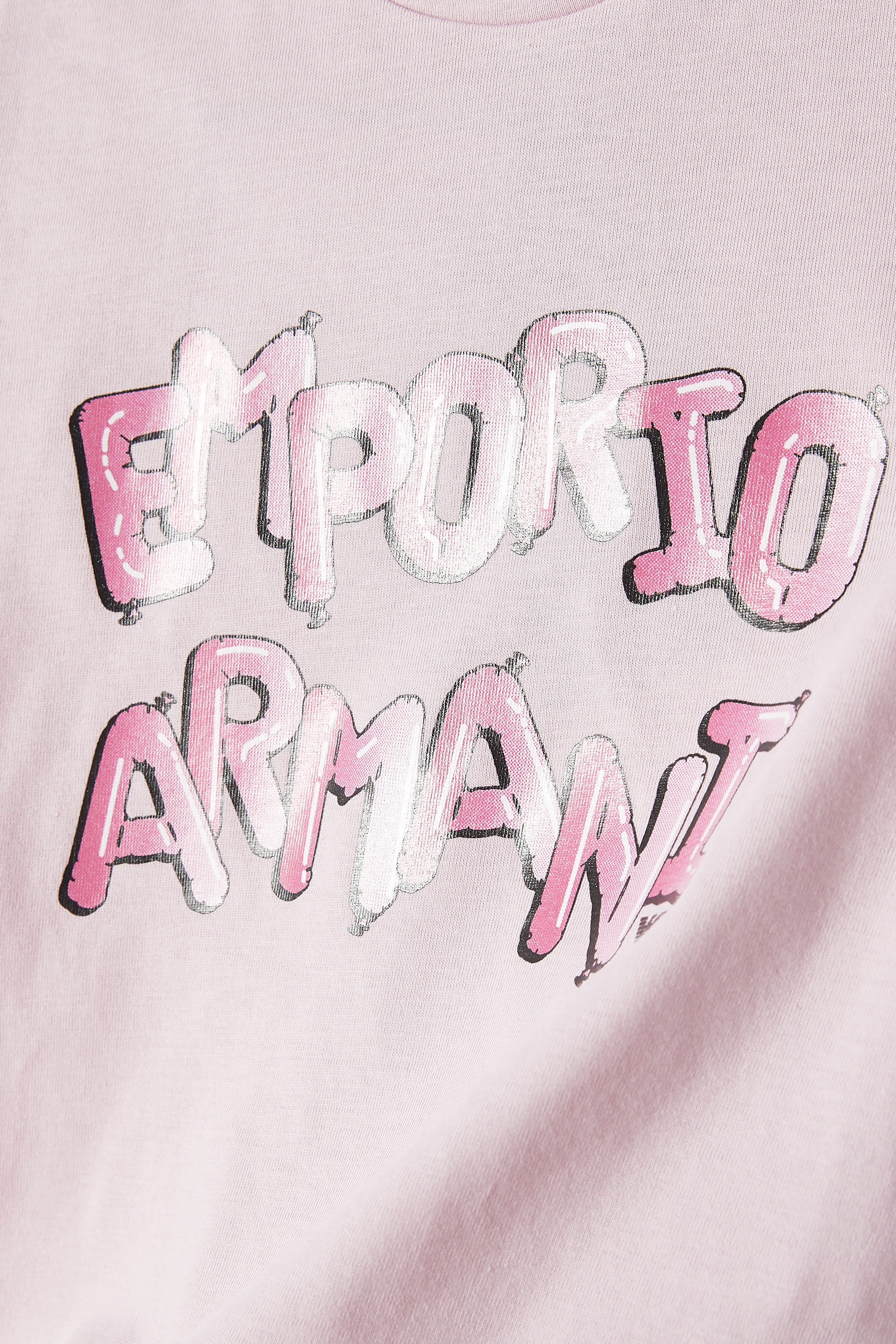 تيشيرت بشعار الماركة قطن للأطفال