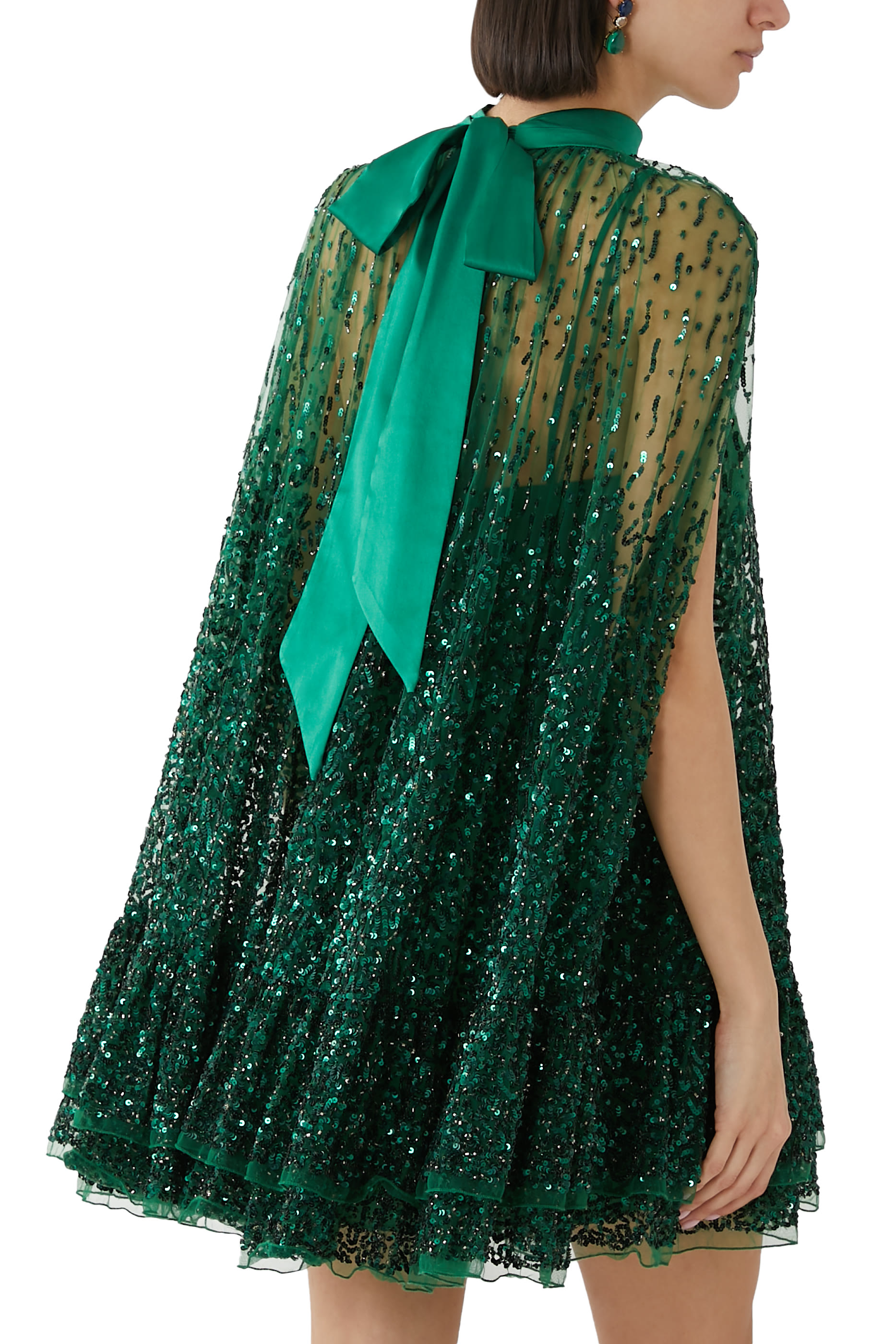 فستان زينون قصير بكاب