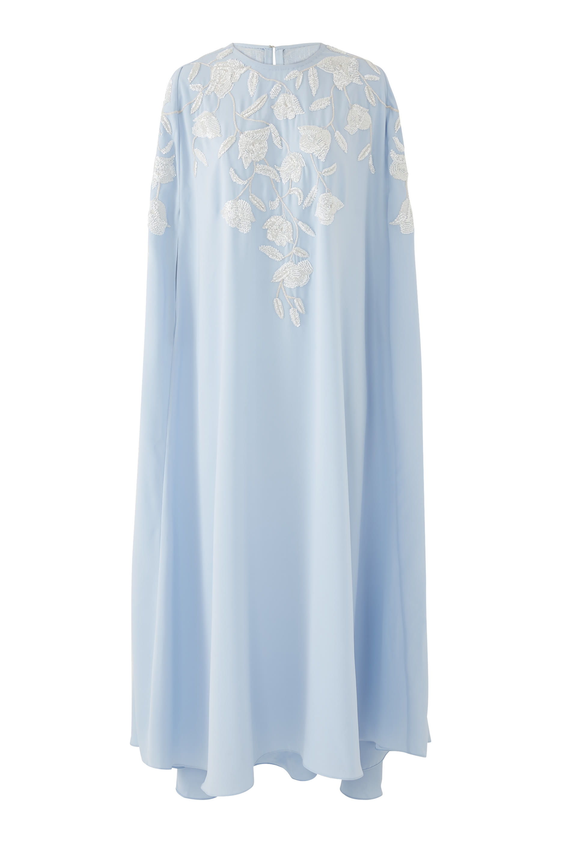 فستان بكاب ونقشة زهور