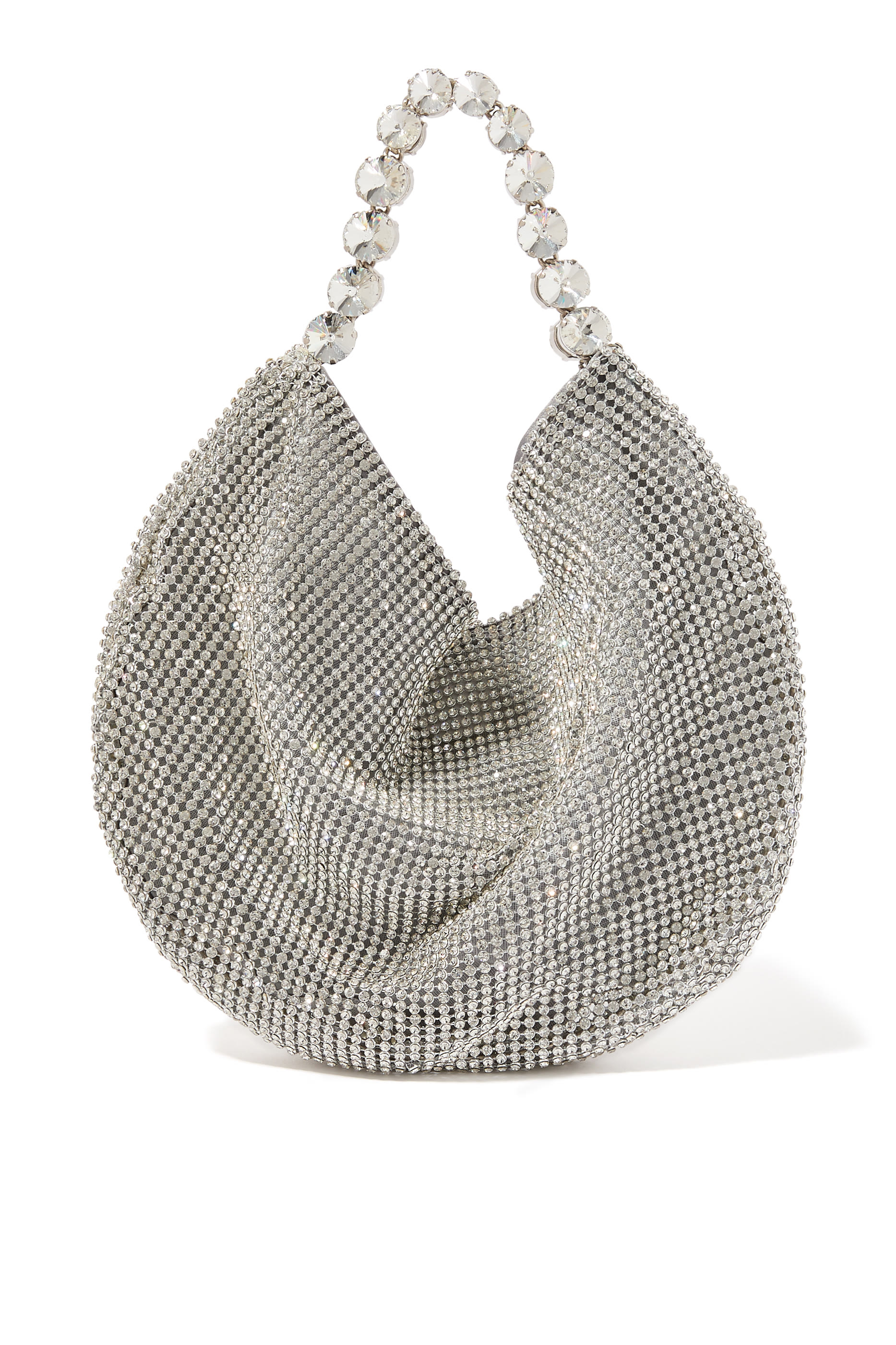 حقيبة هوبو بتصميم متشابك