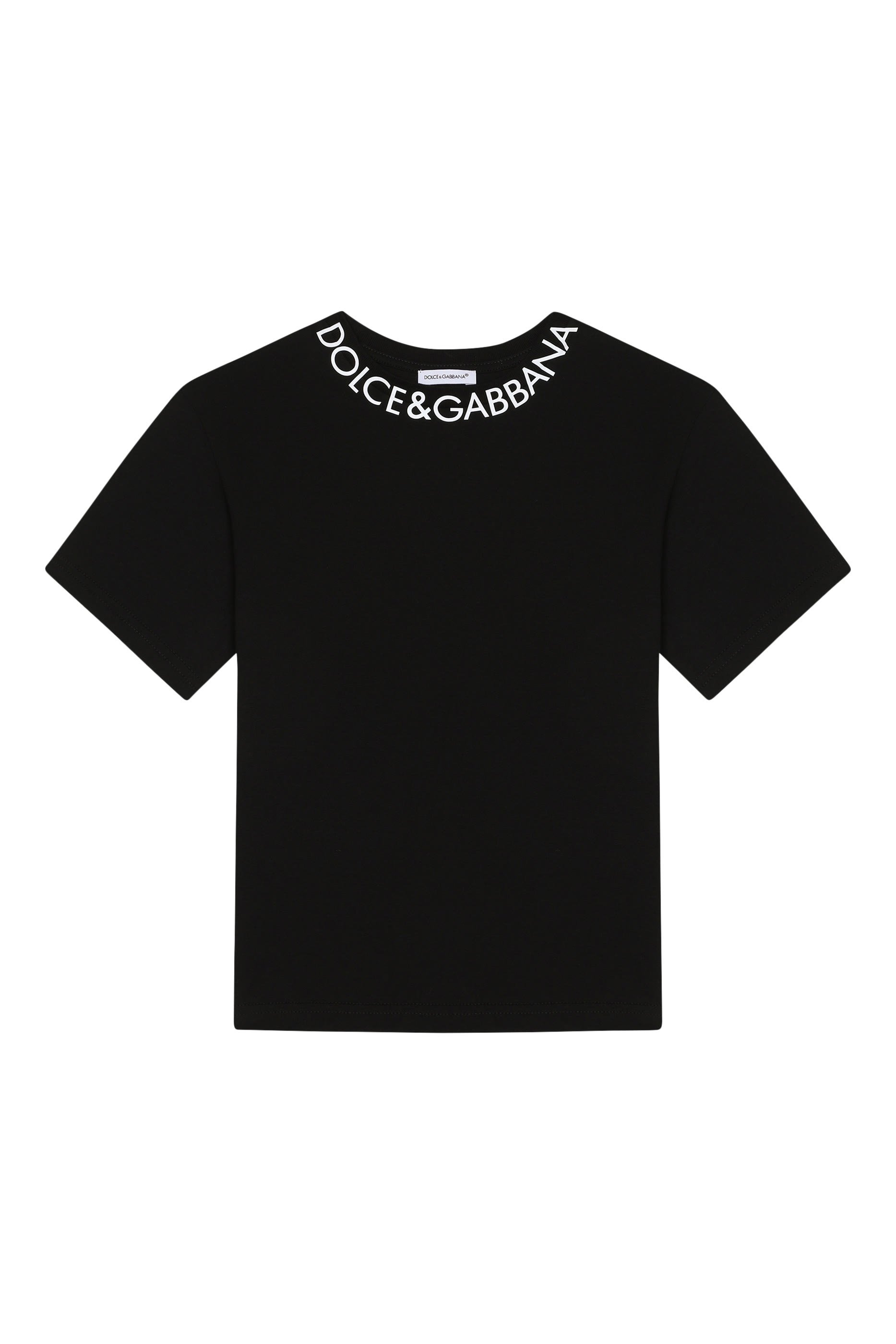 تيشيرت بياقة ضيقة قطن للأطفال