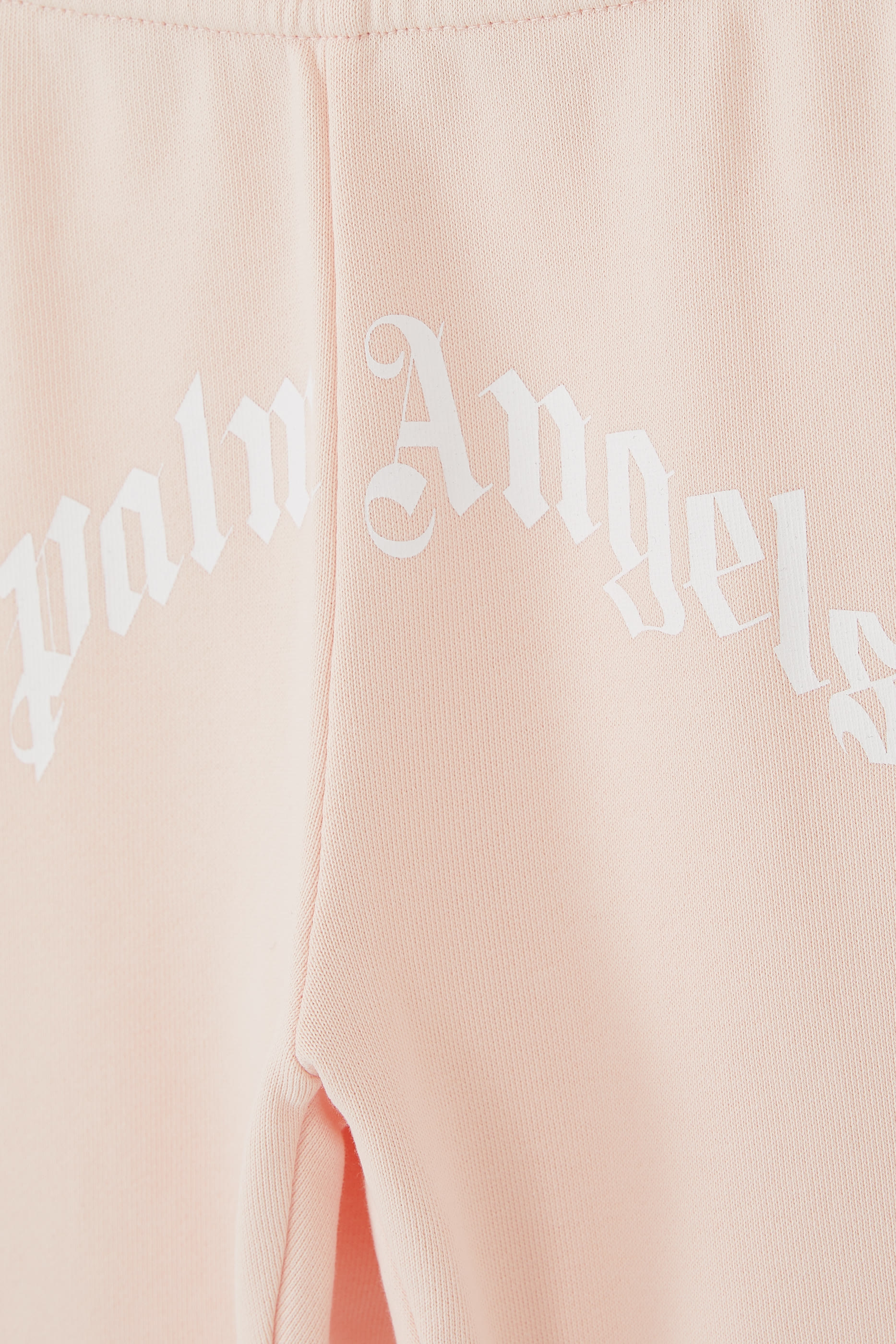 بنطال رياضي للأطفال بشعار الماركة بتصميم مقوس