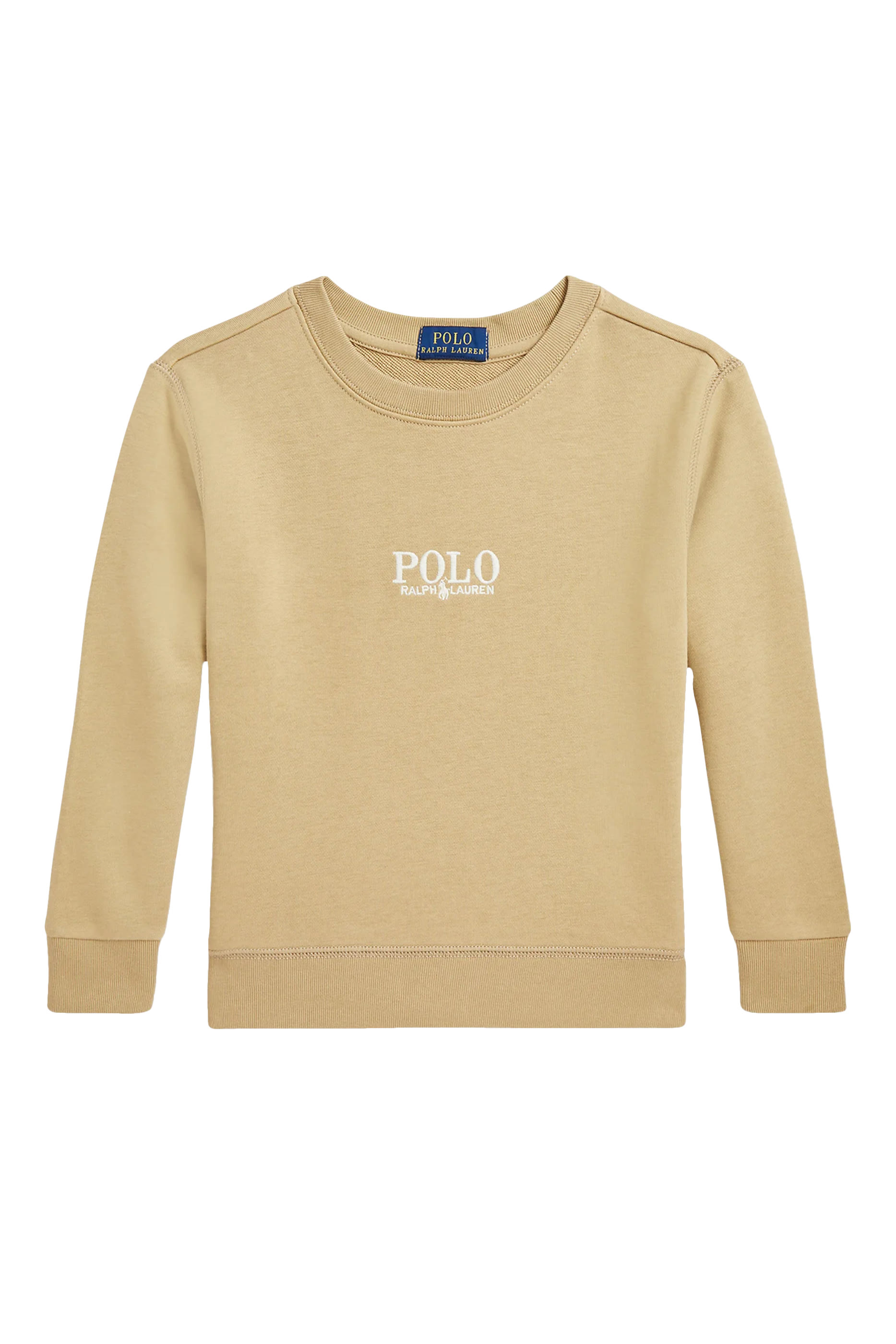 سويت شيرت منسوج بشعار الماركة للأطفال