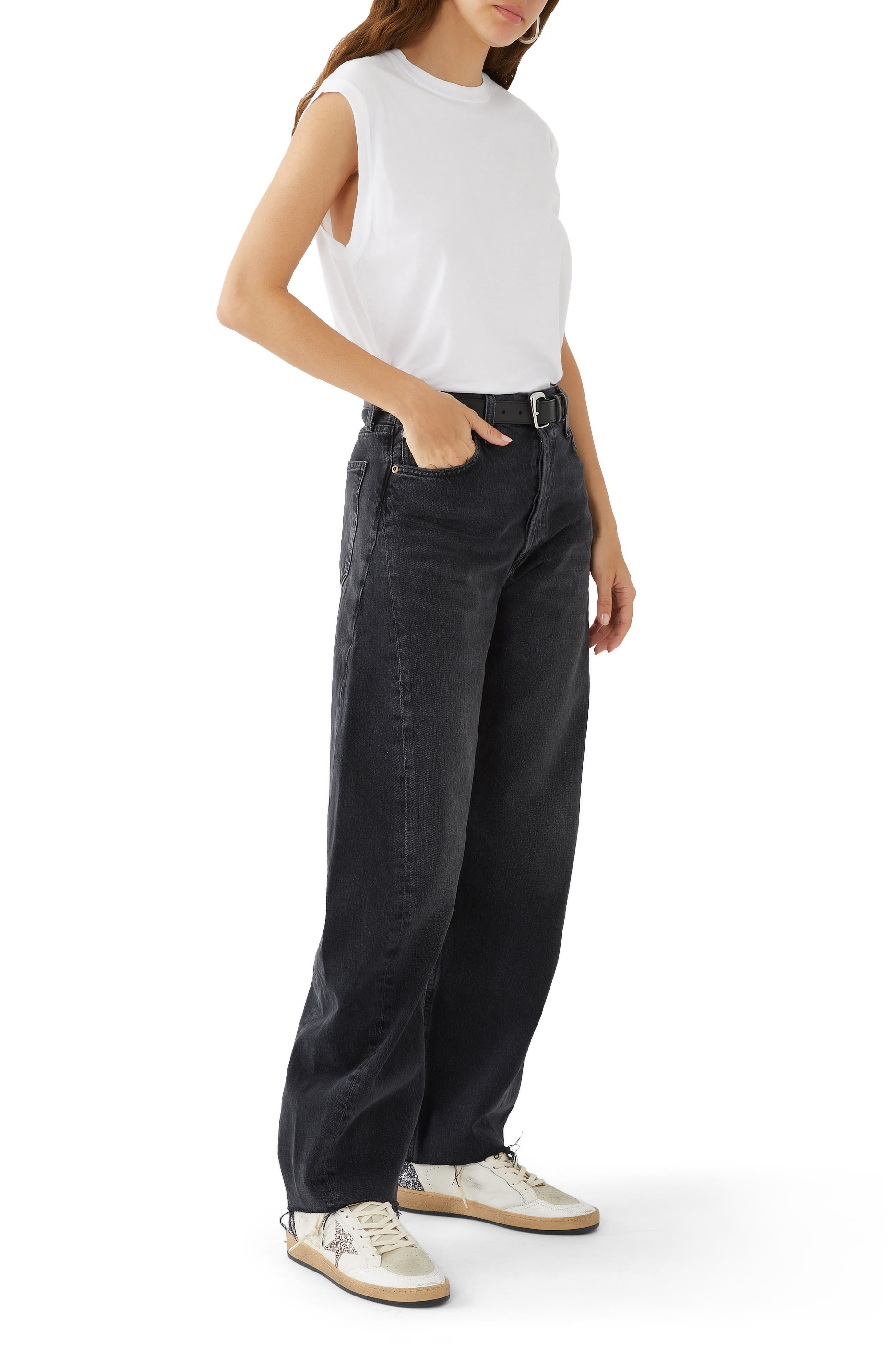 سنيكرز بول ستار جلد مزين بغليتر