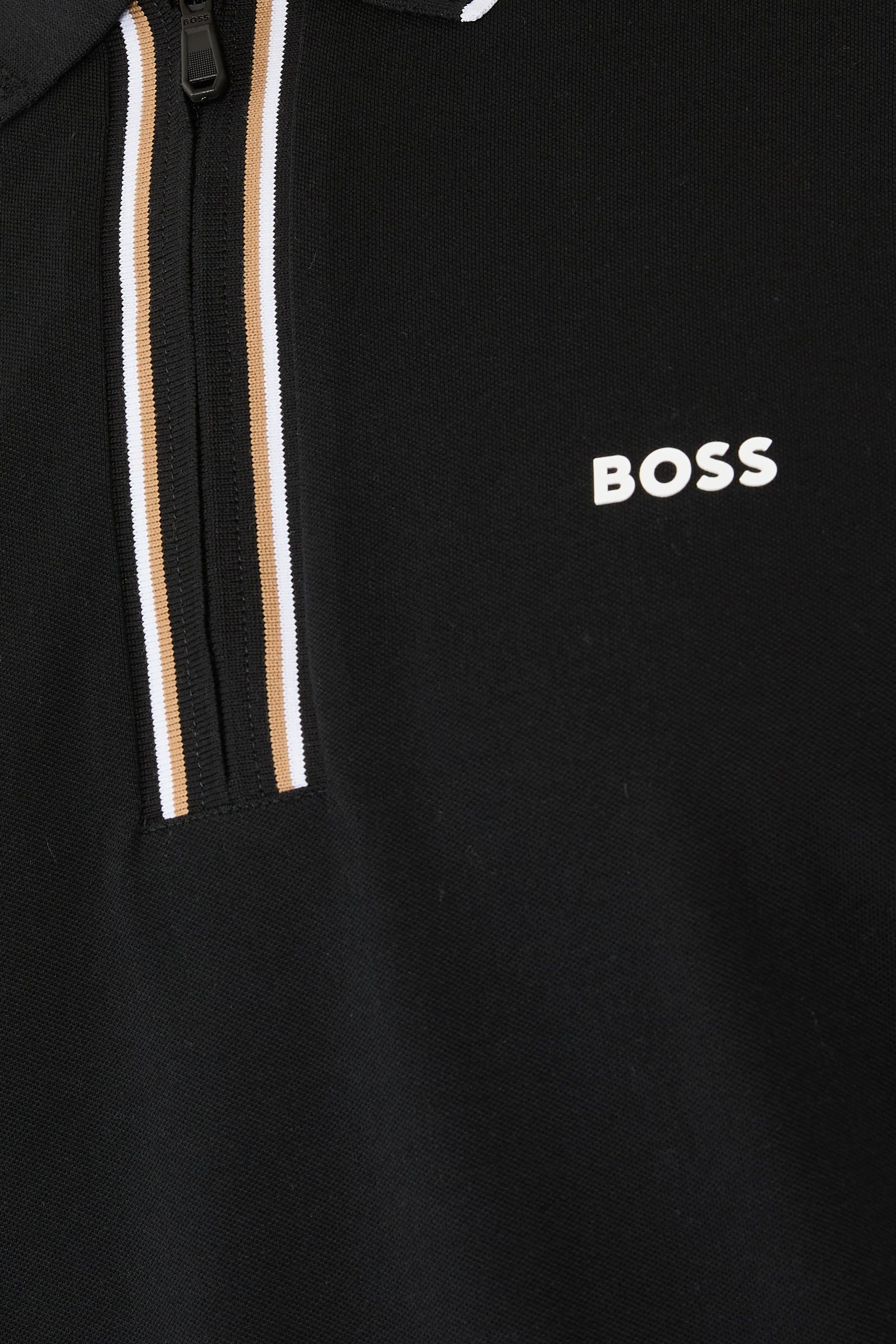 قميص بولو بقصة ضيقة قطن مطاطي سريع الجفاف