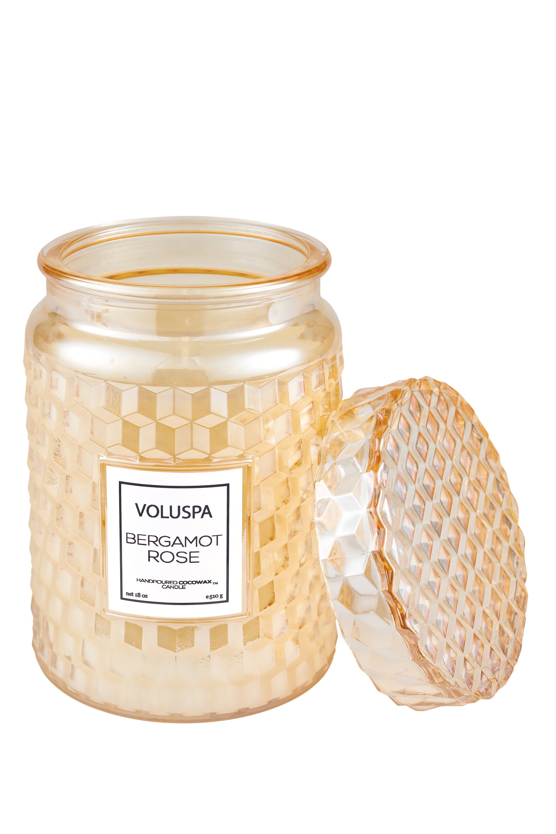 شمعة برغموت روز ببرطمان كبير