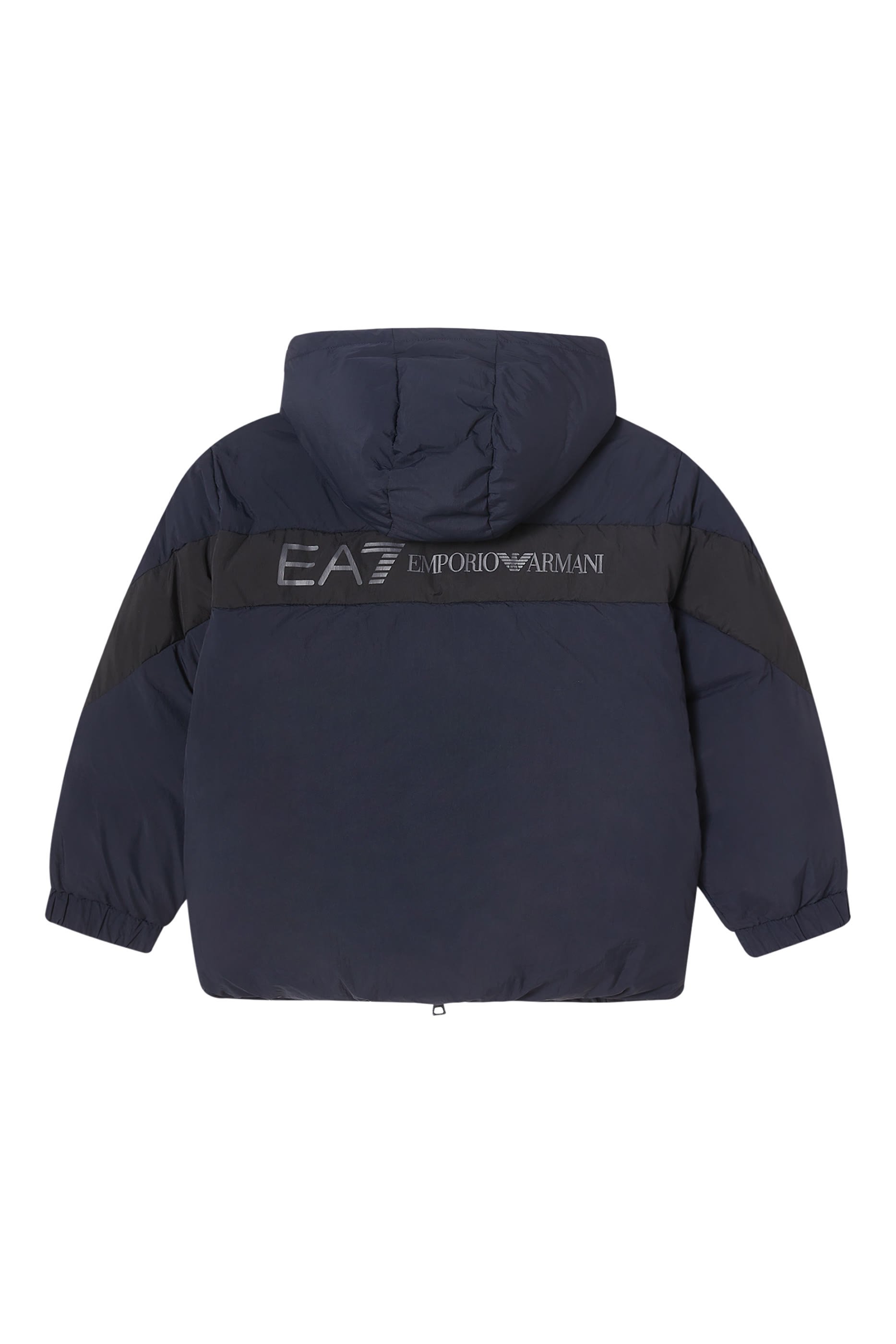 جاكيت بتصميم مبطن مُزين بشعار الماركة للأطفال